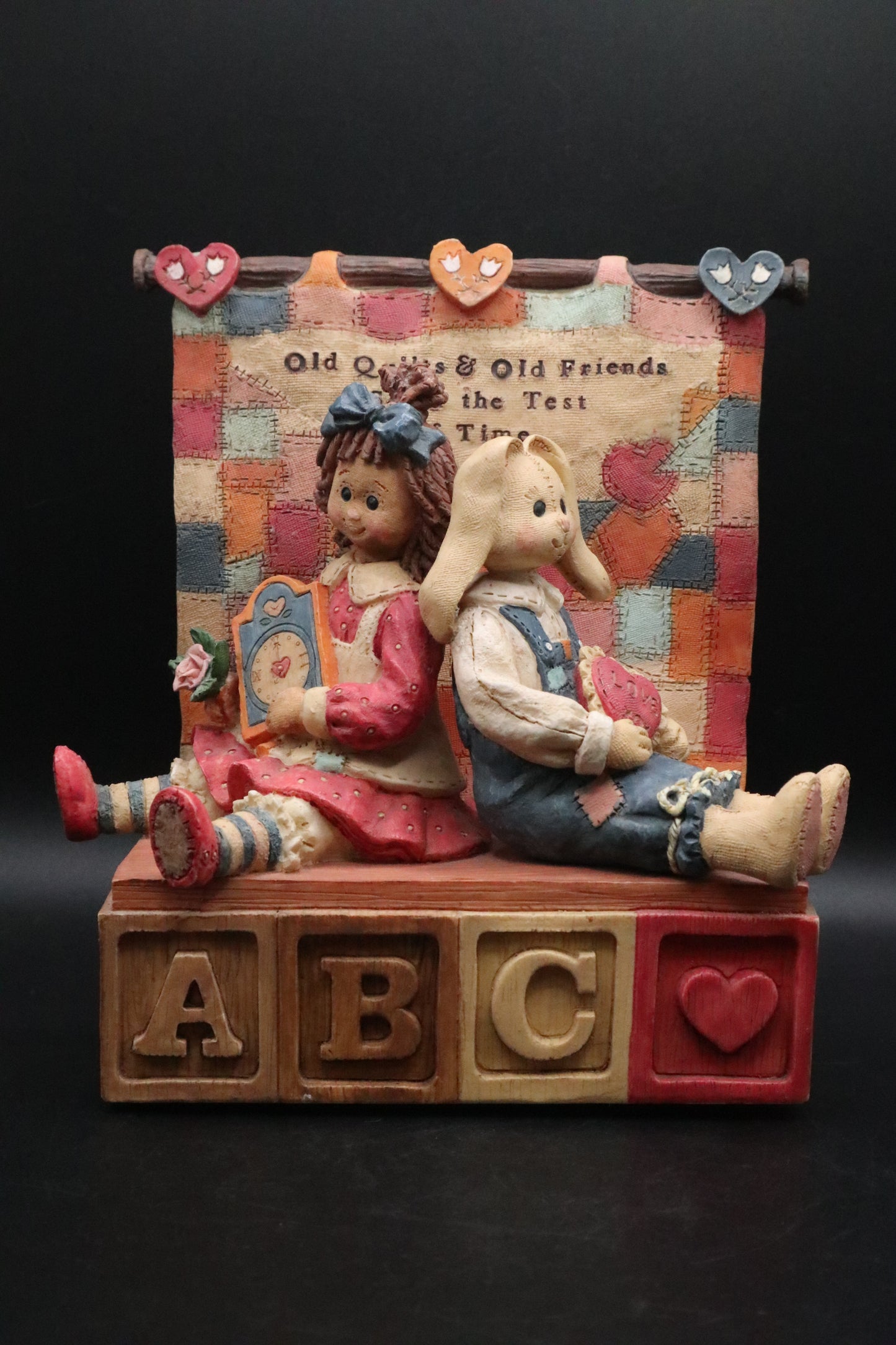 VINTAGE 1996 MUSIC BOX SAN FRANCISCO MUSIC BOX COMPANY RESIN