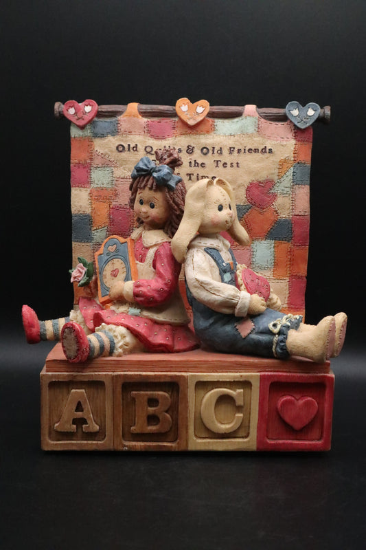 VINTAGE 1996 MUSIC BOX SAN FRANCISCO MUSIC BOX COMPANY RESIN