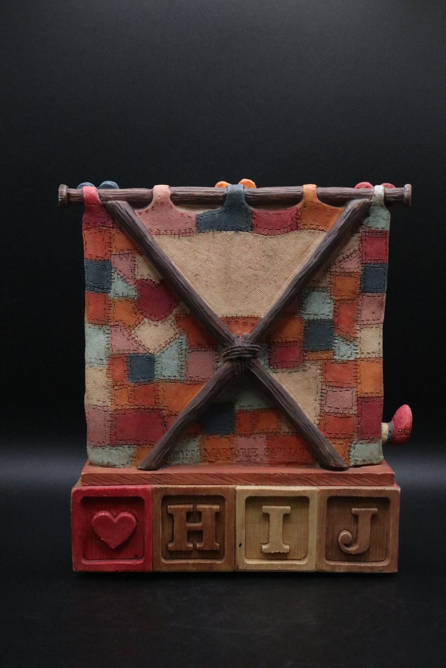 VINTAGE 1996 MUSIC BOX SAN FRANCISCO MUSIC BOX COMPANY RESIN