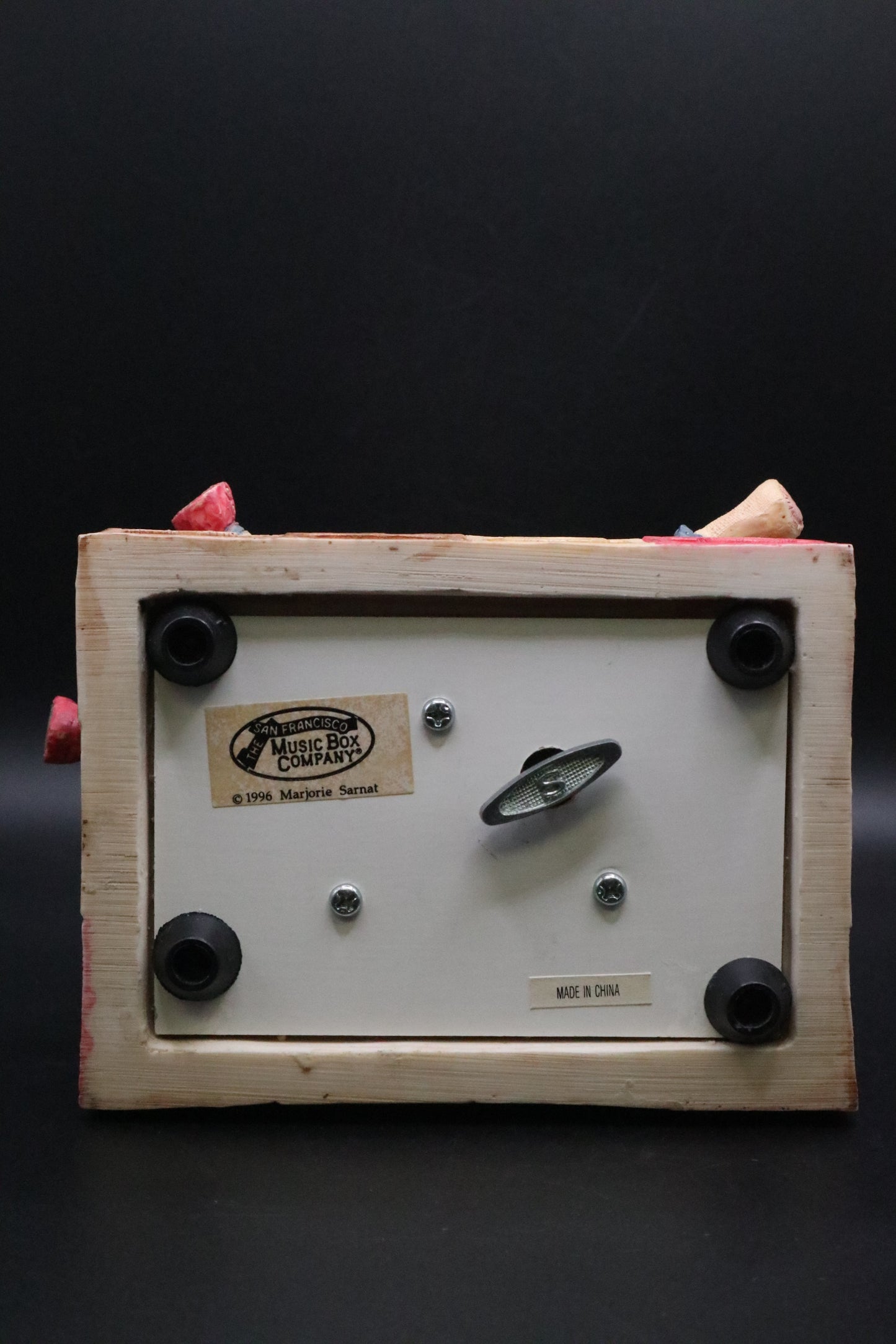 VINTAGE 1996 MUSIC BOX SAN FRANCISCO MUSIC BOX COMPANY RESIN