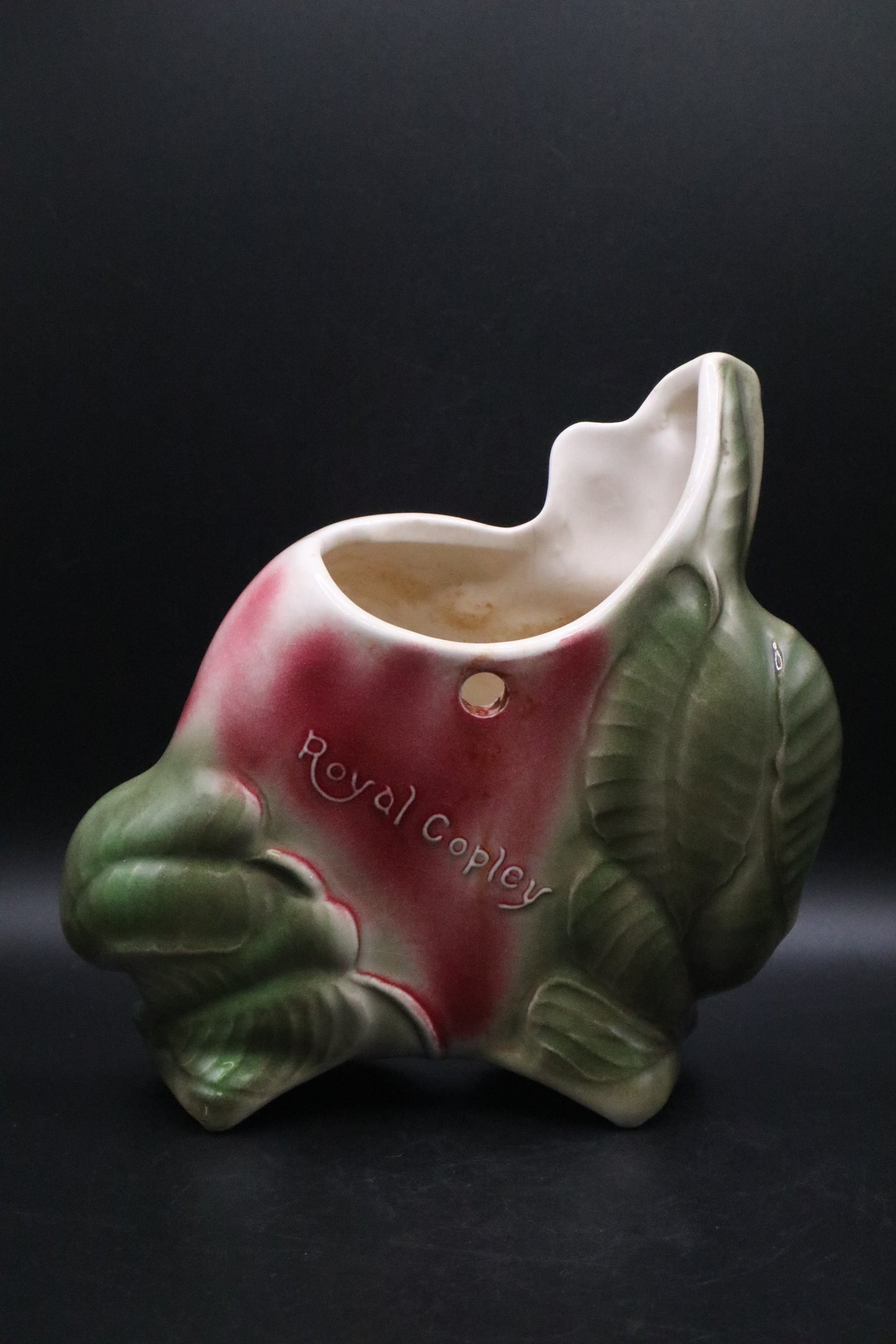 VINTAGE ROYAL COPLEY ORCHARD APPLE WALL POCKET
