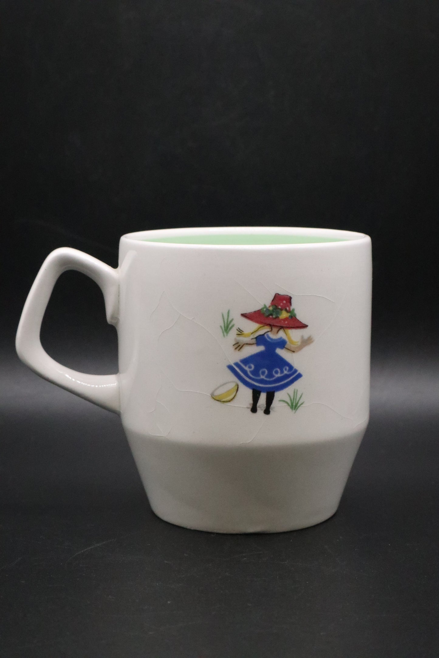 WOOD'S ENGLAND CHILD'S MUG "LITTLE BOY BLUE"