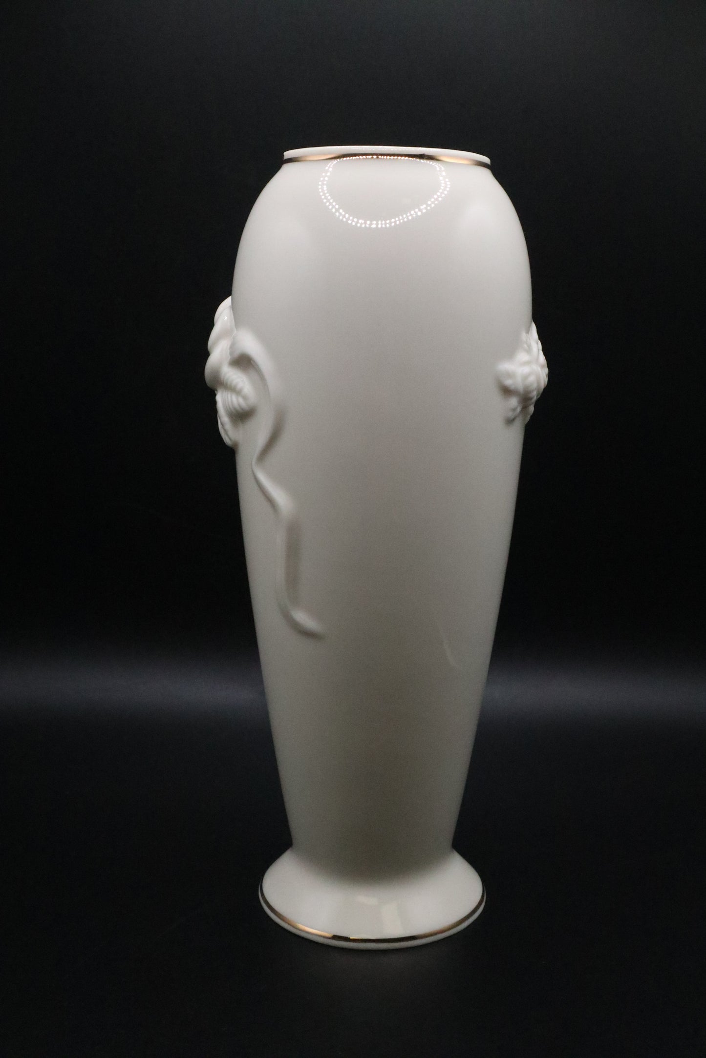 LENOX IVORY ROSE BUD VASE MEDIUM SIZE