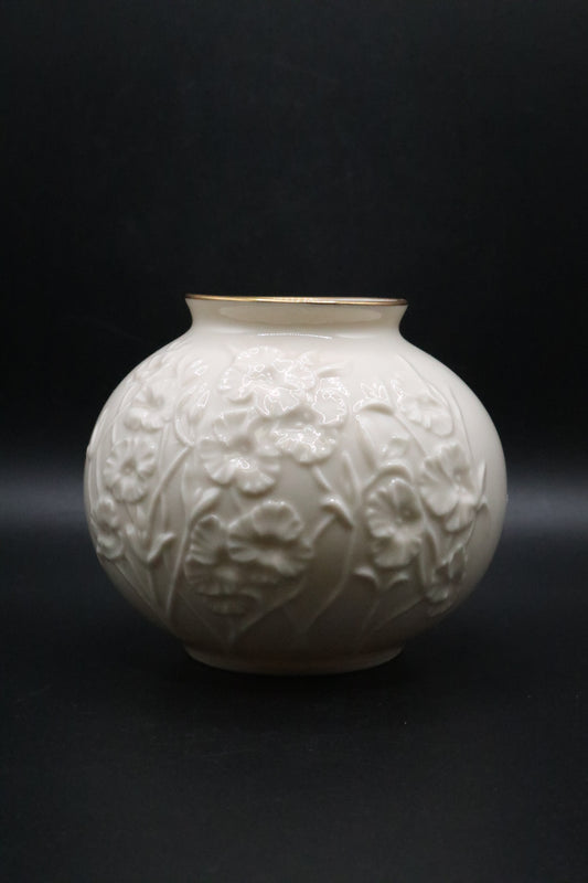 VINTAGE LENOX EMBOSSED MORNING GLORIES VASE