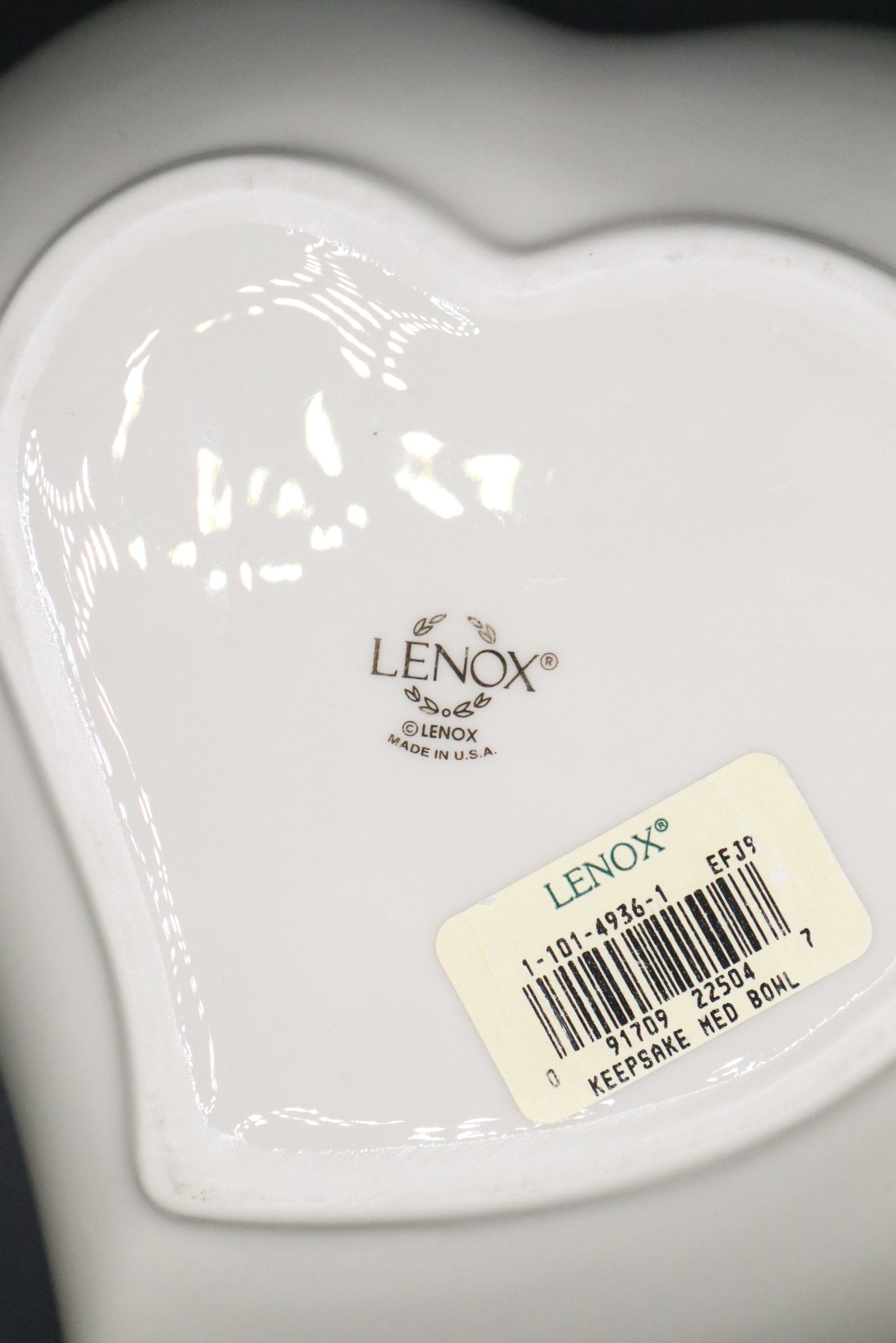 VINTAGE LENOX HEART BOWL