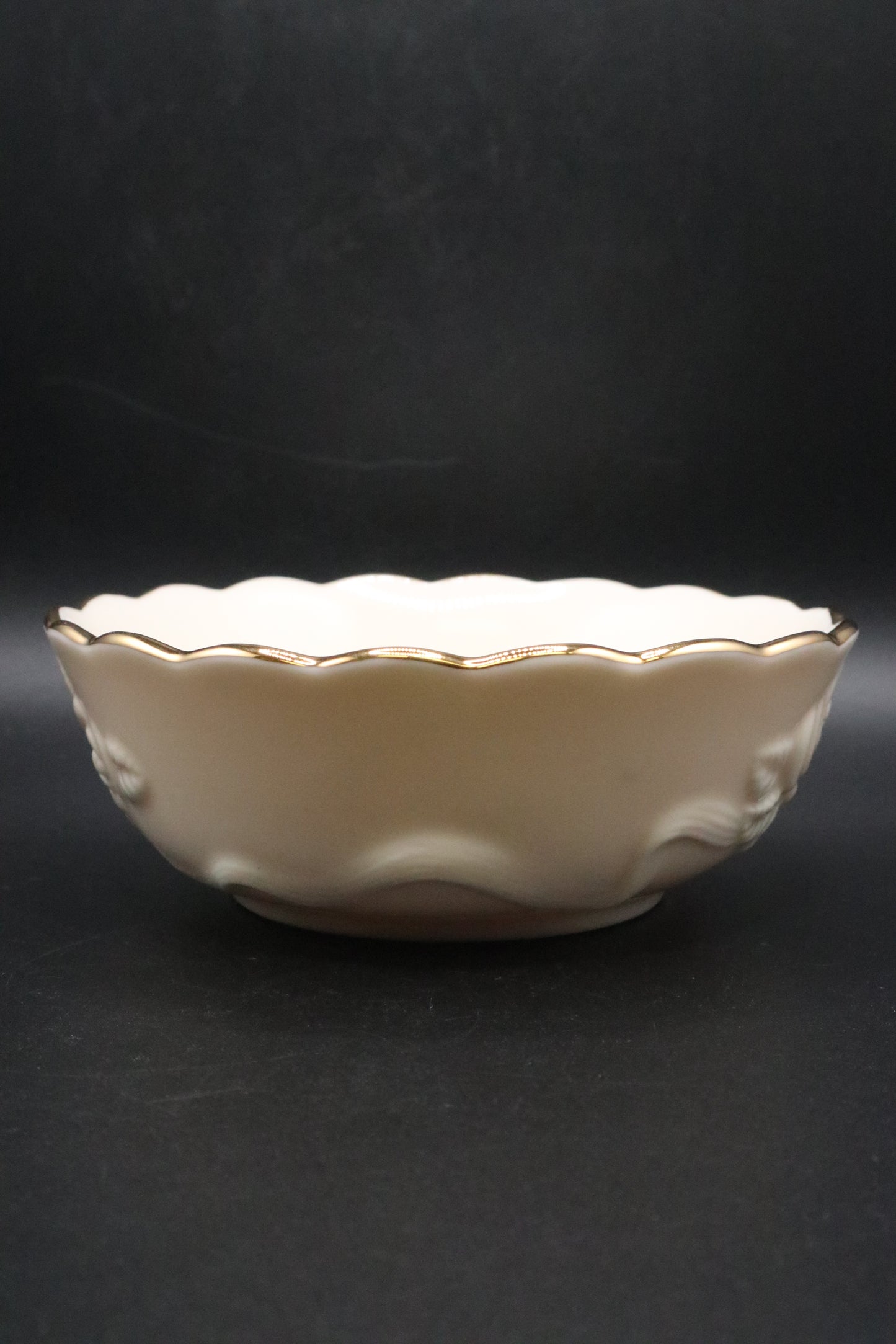 LENOX IVORY ROSE BLOSSOM BOWL SMALL