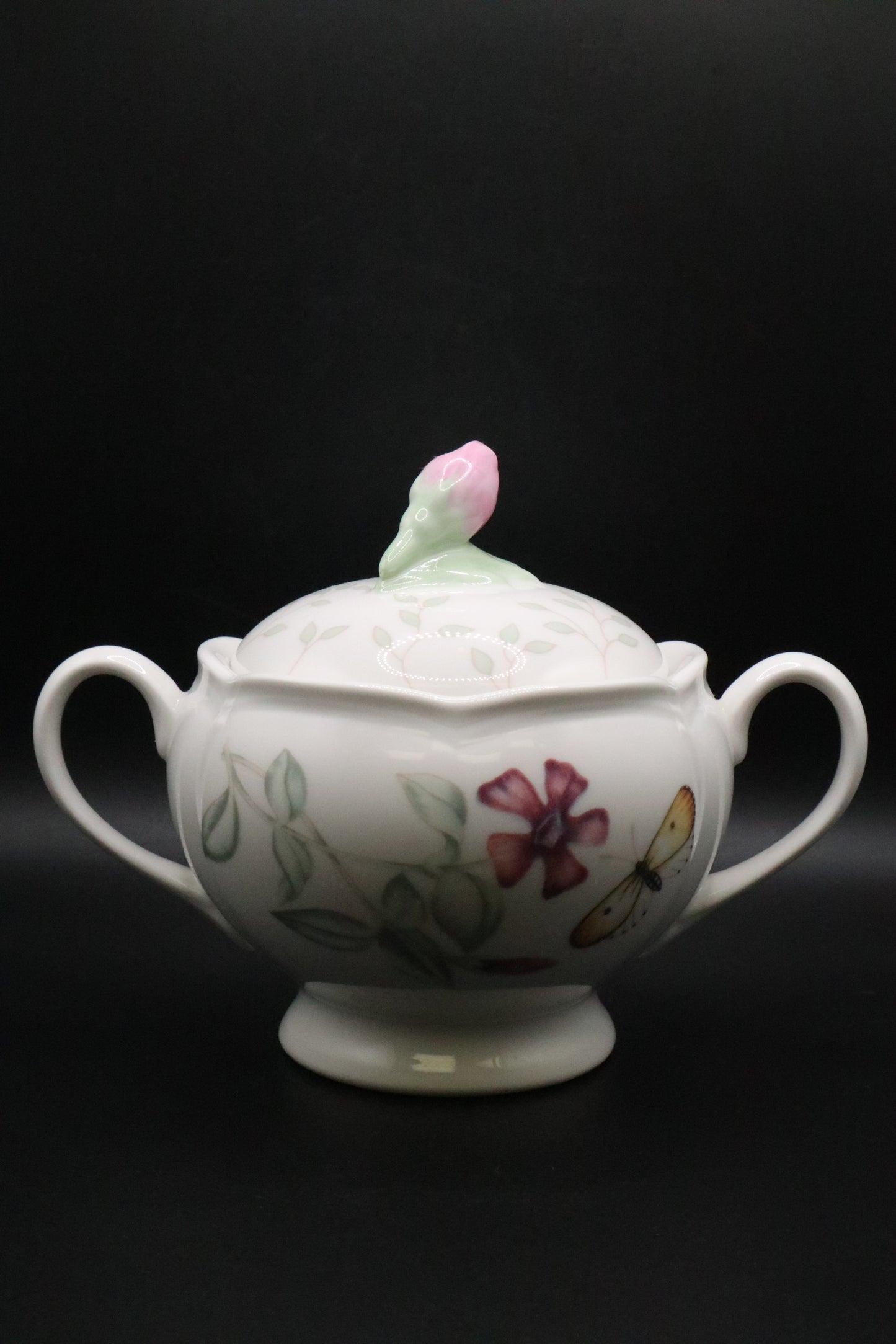 LENOX BUTTERFLY MEADOW SUGAR BOWL