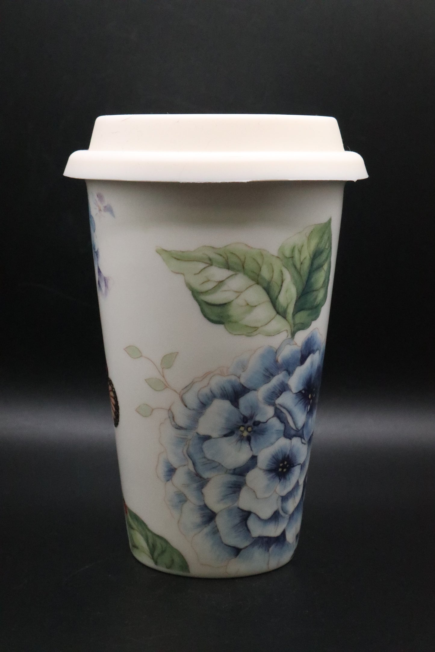 BUTTERFLY MEADOW 10oz PORCELAIN THERMAL MUG LENOX
