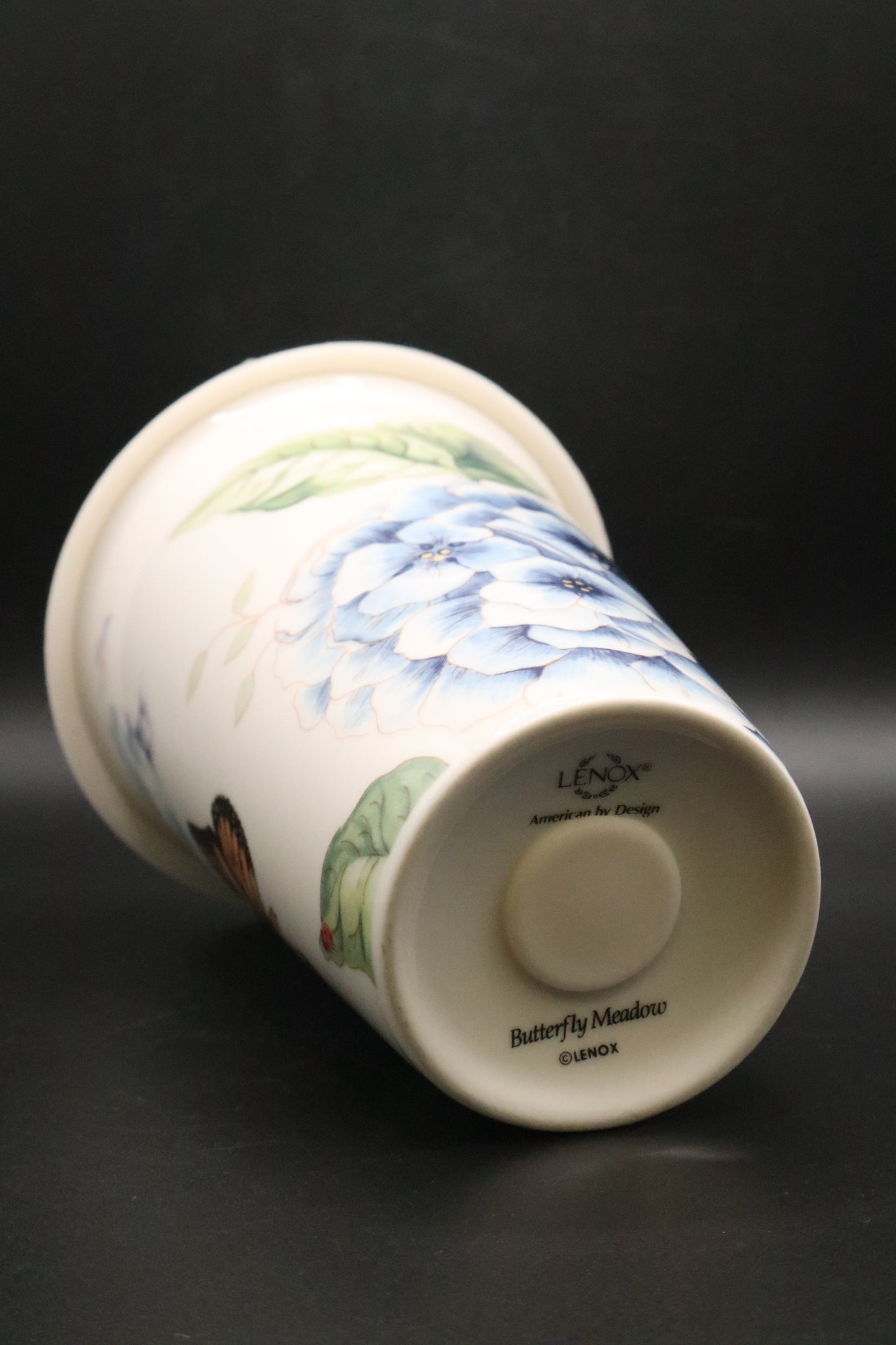 BUTTERFLY MEADOW 10oz PORCELAIN THERMAL MUG LENOX