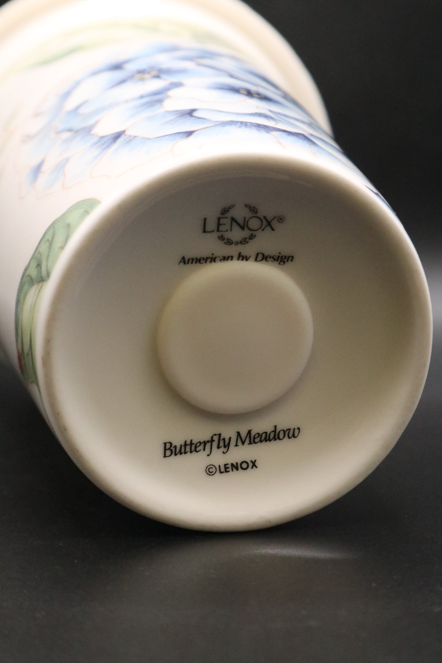 BUTTERFLY MEADOW 10oz PORCELAIN THERMAL MUG LENOX