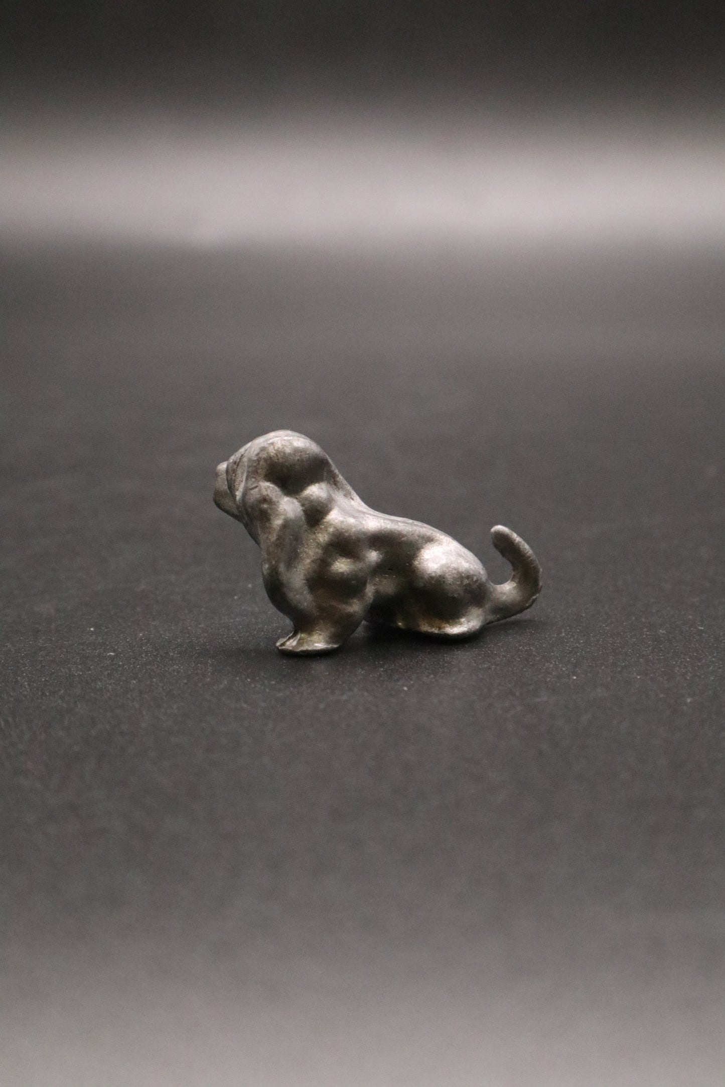 VINTAGE PEWTER SPOONTIQUES BASSETHOUND