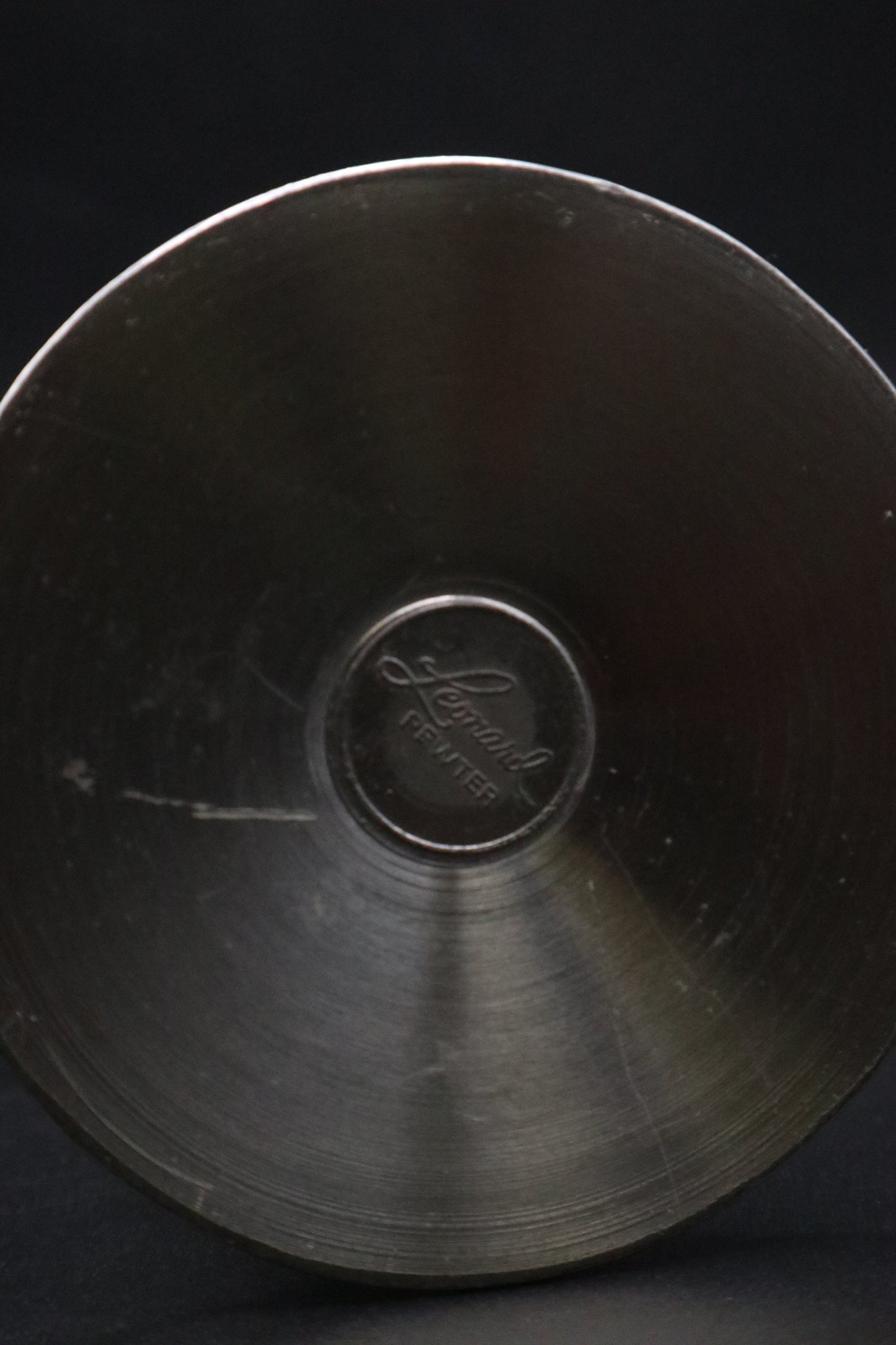 VINTAGE LEONARD PEWTER BUD VASE