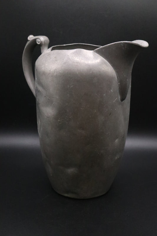 VINTAGE LARGE PEWTER PITCHER