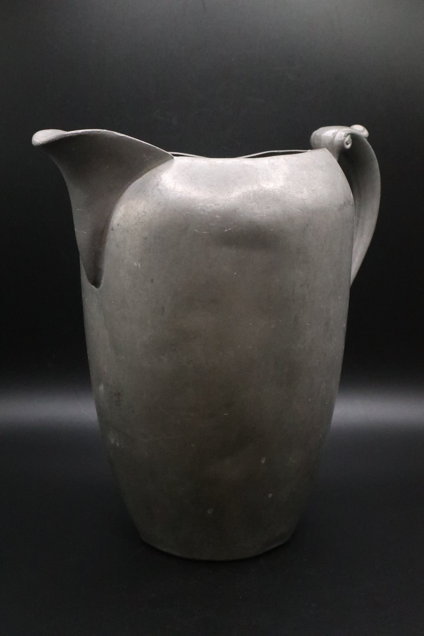 VINTAGE LARGE PEWTER PITCHER
