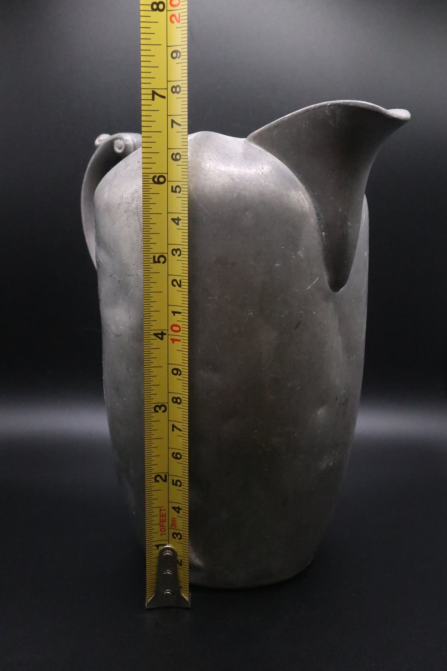 VINTAGE LARGE PEWTER PITCHER