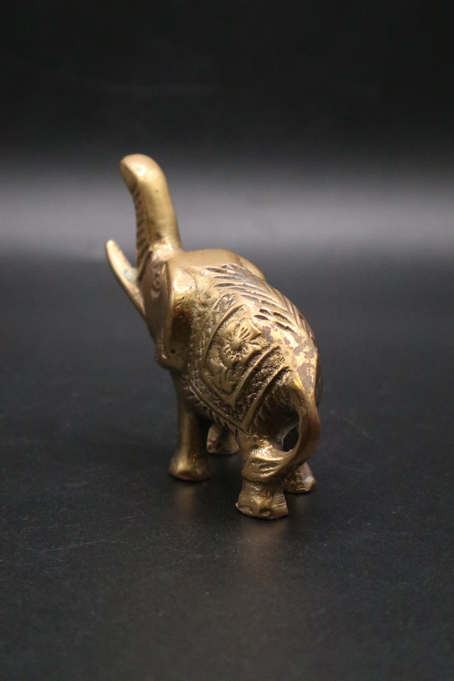 VINTAGE BRASS LUCKY ELEPHANT