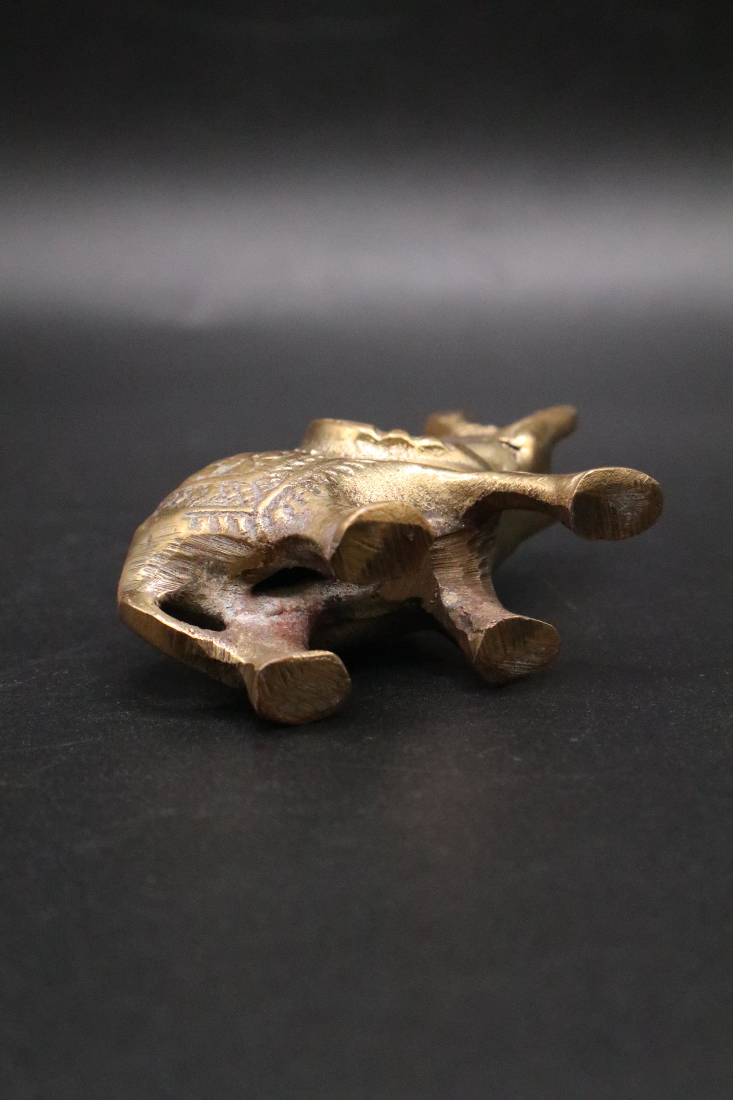 VINTAGE BRASS LUCKY ELEPHANT