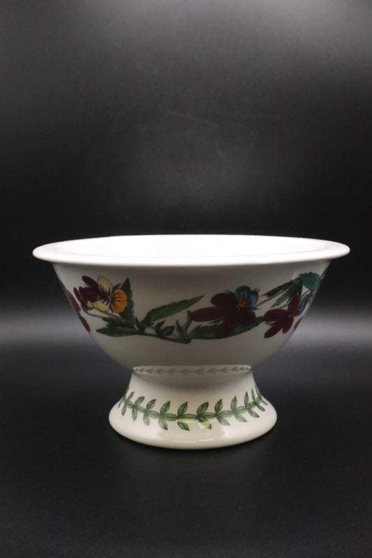 PORTMEIRION BOTANIC GARDEN SOVEREIGN SHAPE RIM FOOTED SORBET POTPOURRI