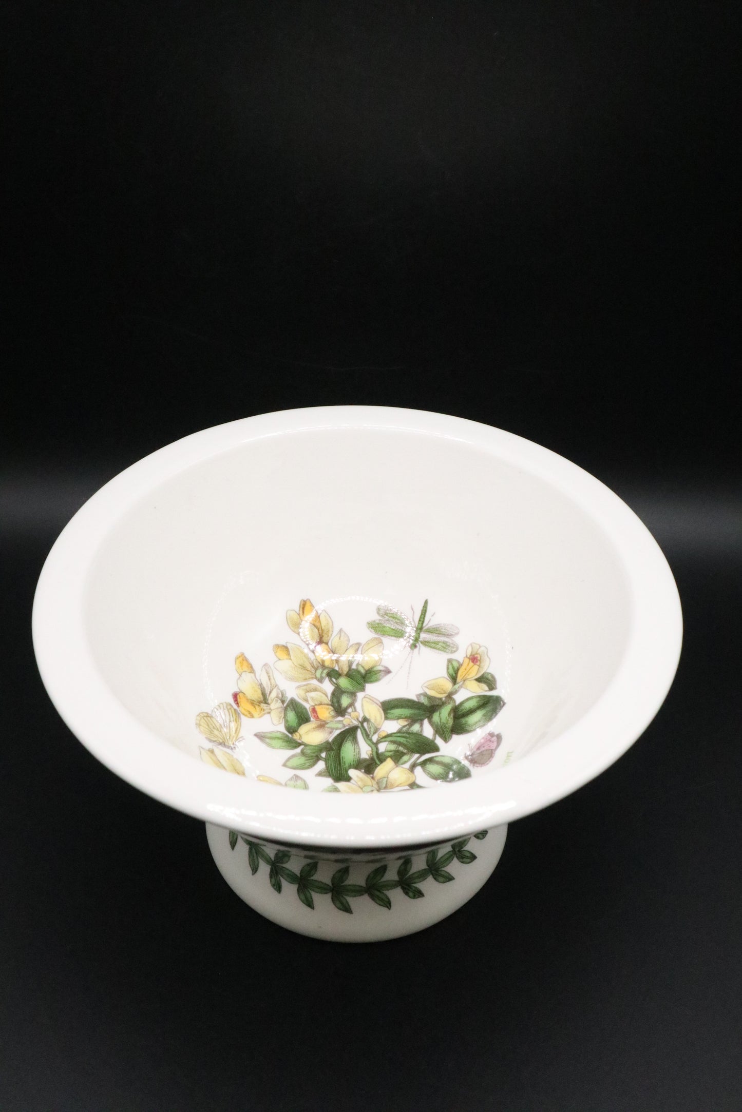 PORTMEIRION BOTANIC GARDEN SOVEREIGN SHAPE RIM FOOTED SORBET POTPOURRI