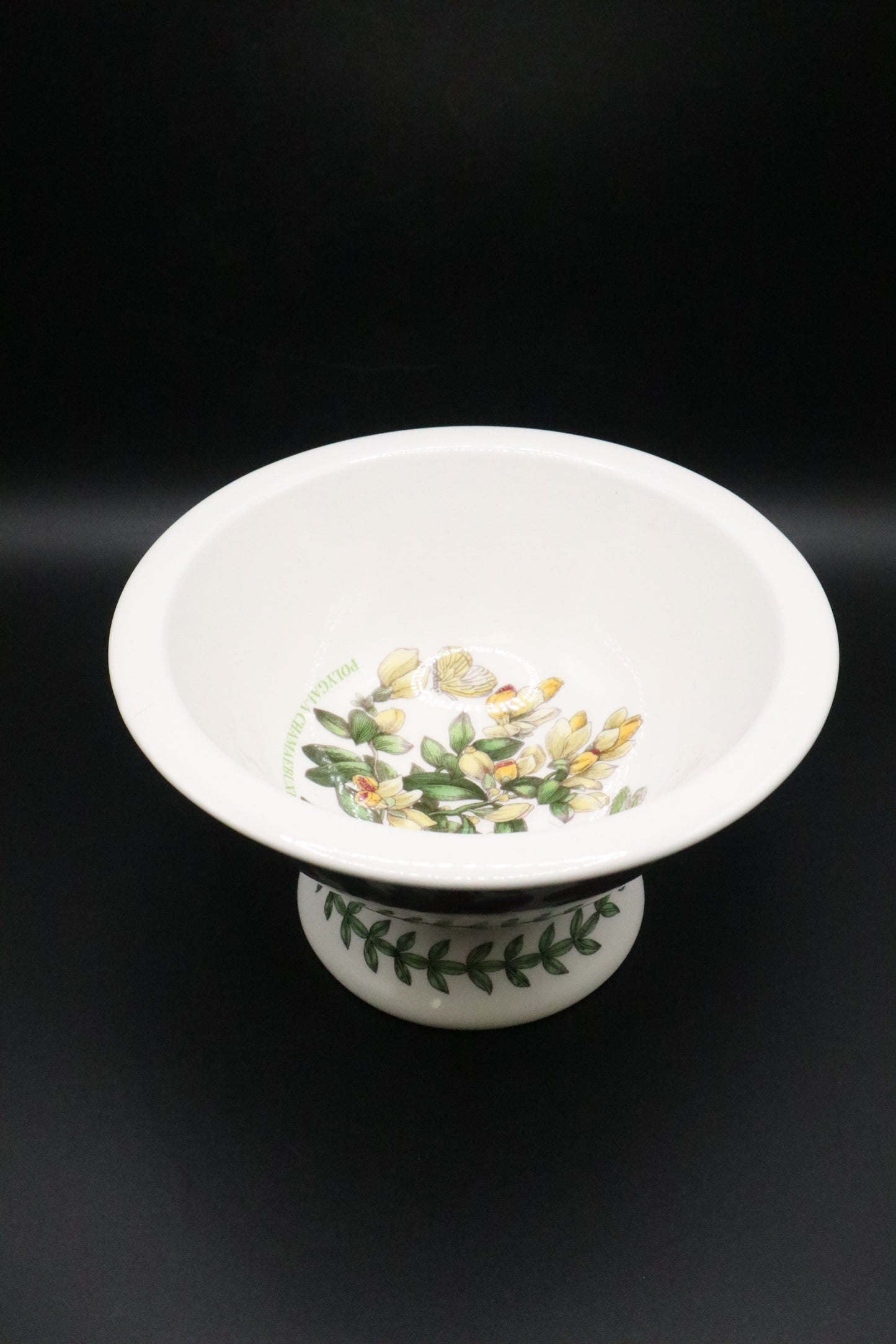PORTMEIRION BOTANIC GARDEN SOVEREIGN SHAPE RIM FOOTED SORBET POTPOURRI