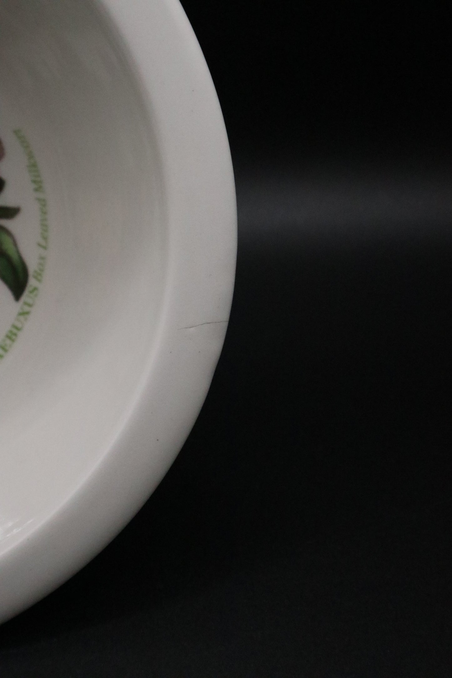 PORTMEIRION BOTANIC GARDEN SOVEREIGN SHAPE RIM FOOTED SORBET POTPOURRI