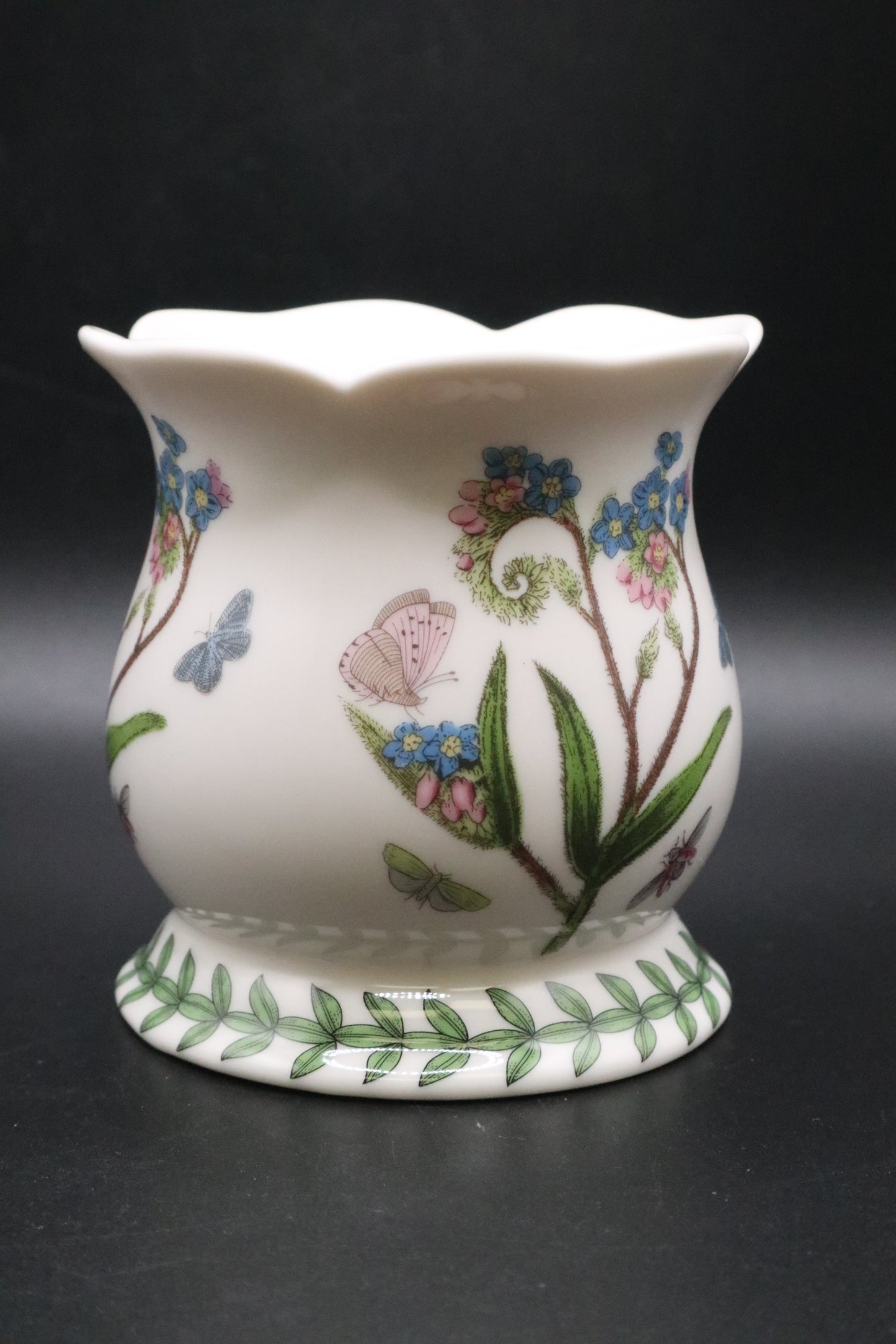PORTMEIRION BOTANIC GARDEN FORGET ME NOT CANDLE HOLDER