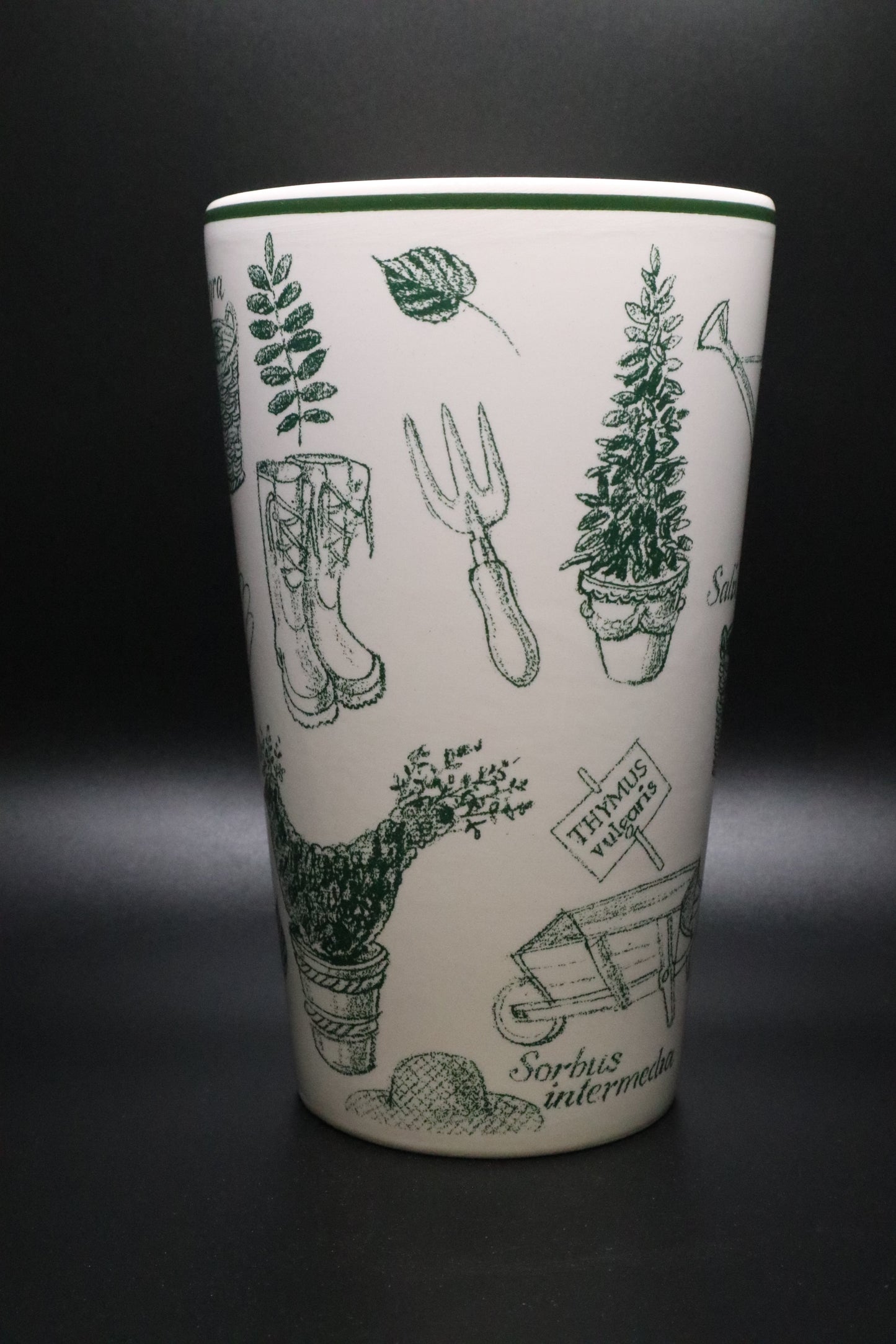 HERB PRINT CERAMIC KITCHEN WARE