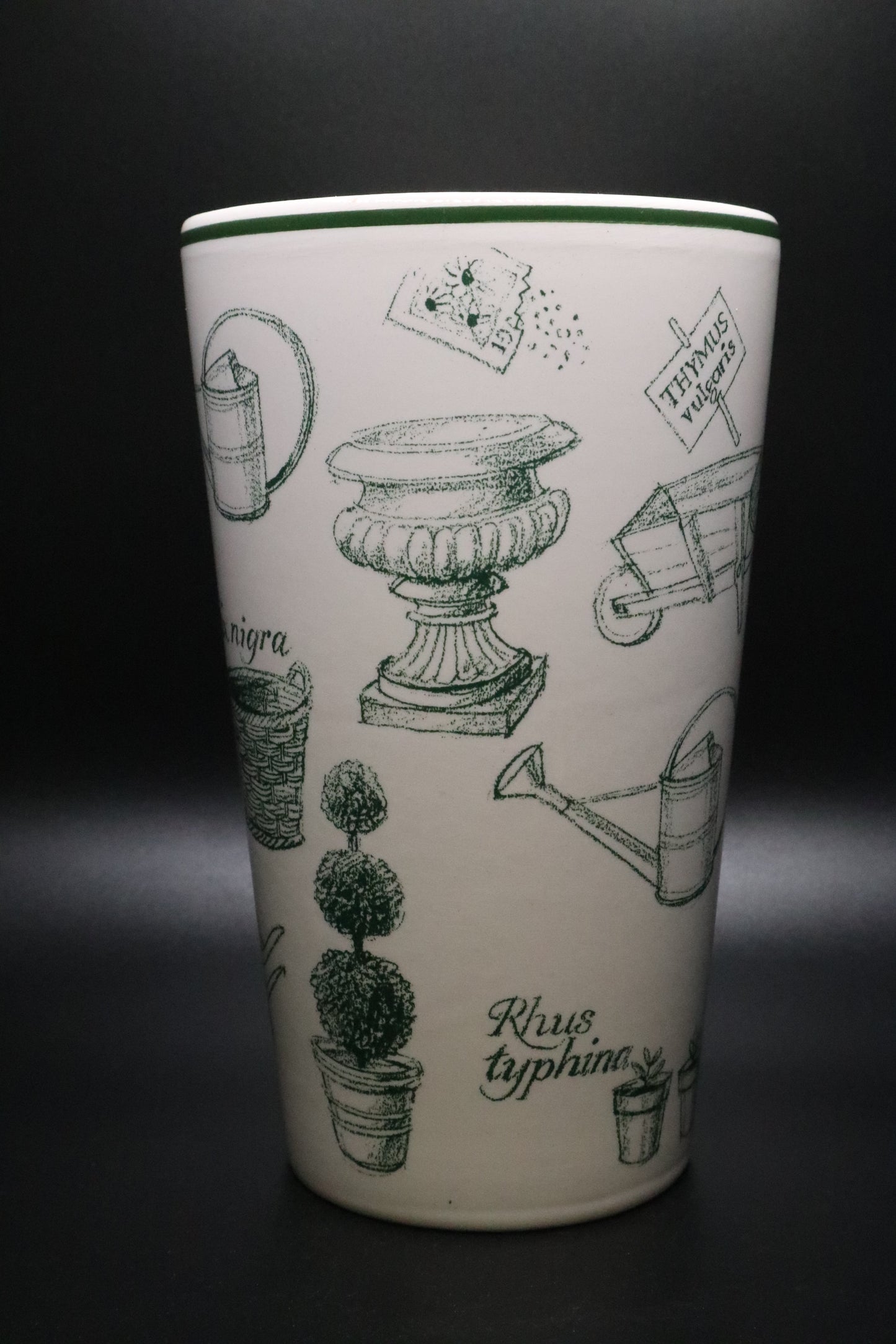 HERB PRINT CERAMIC KITCHEN WARE