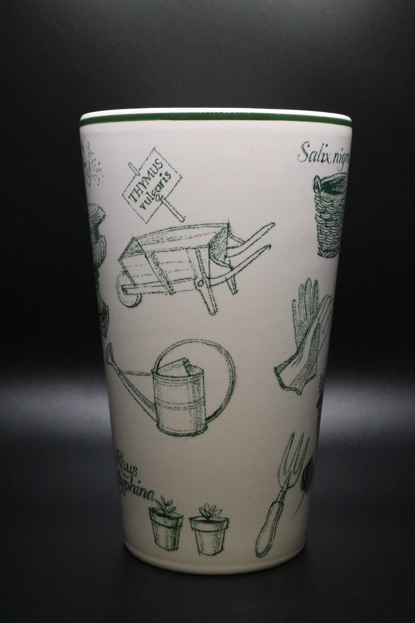 HERB PRINT CERAMIC KITCHEN WARE