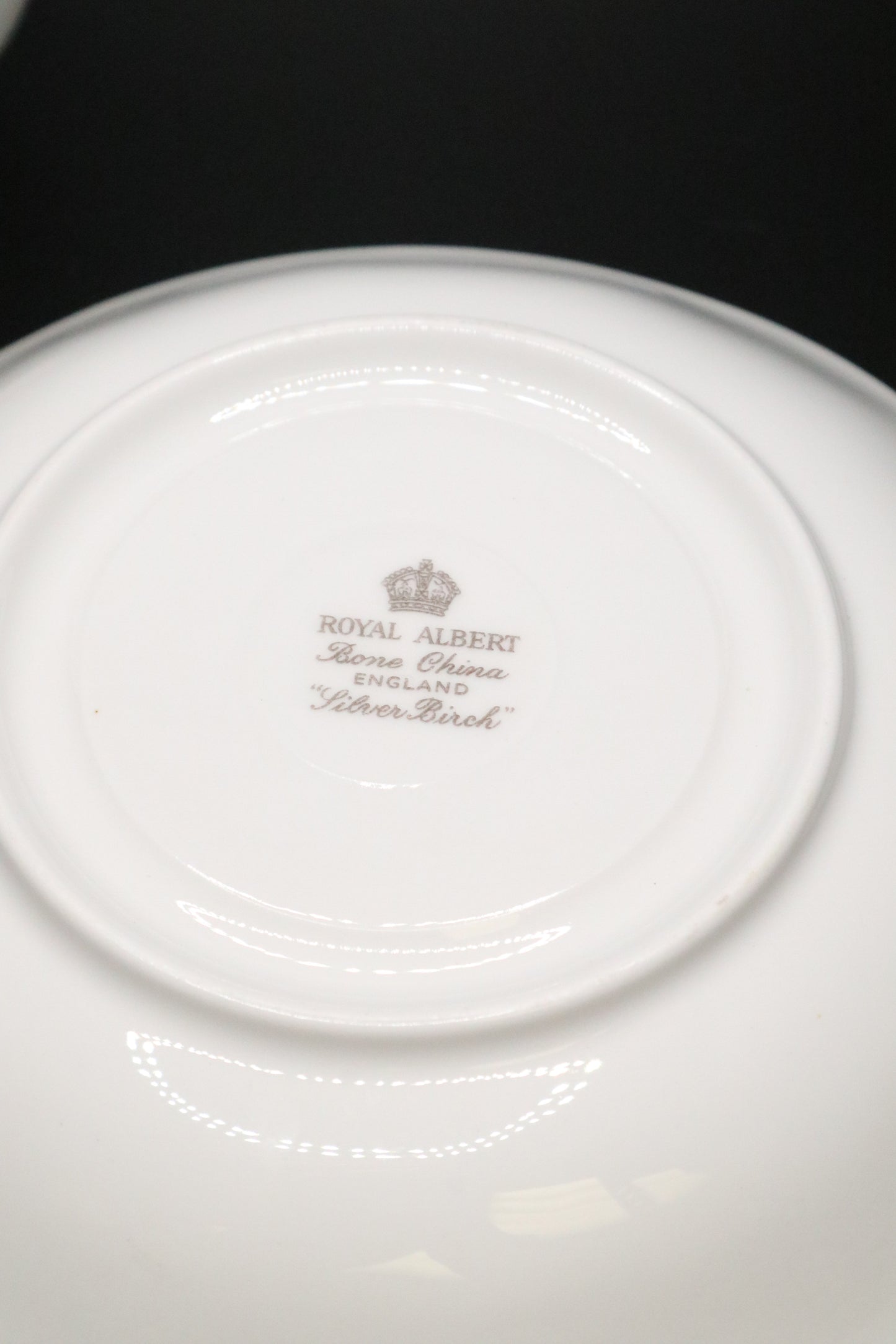VINTAGE ROYAL ALBERT "SILVER BIRCH" ENGLAND CUP AND SAUCER