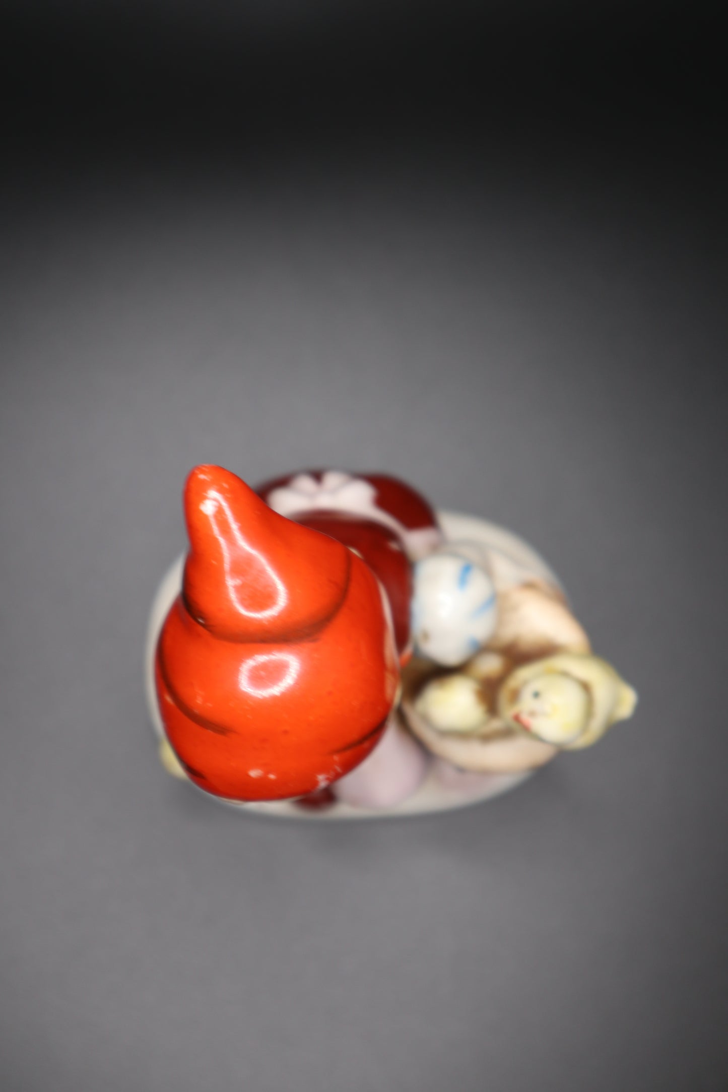 VINTAGE GIRL WITH BABY CHICKS MADE IN OCCUPIED JAPAN