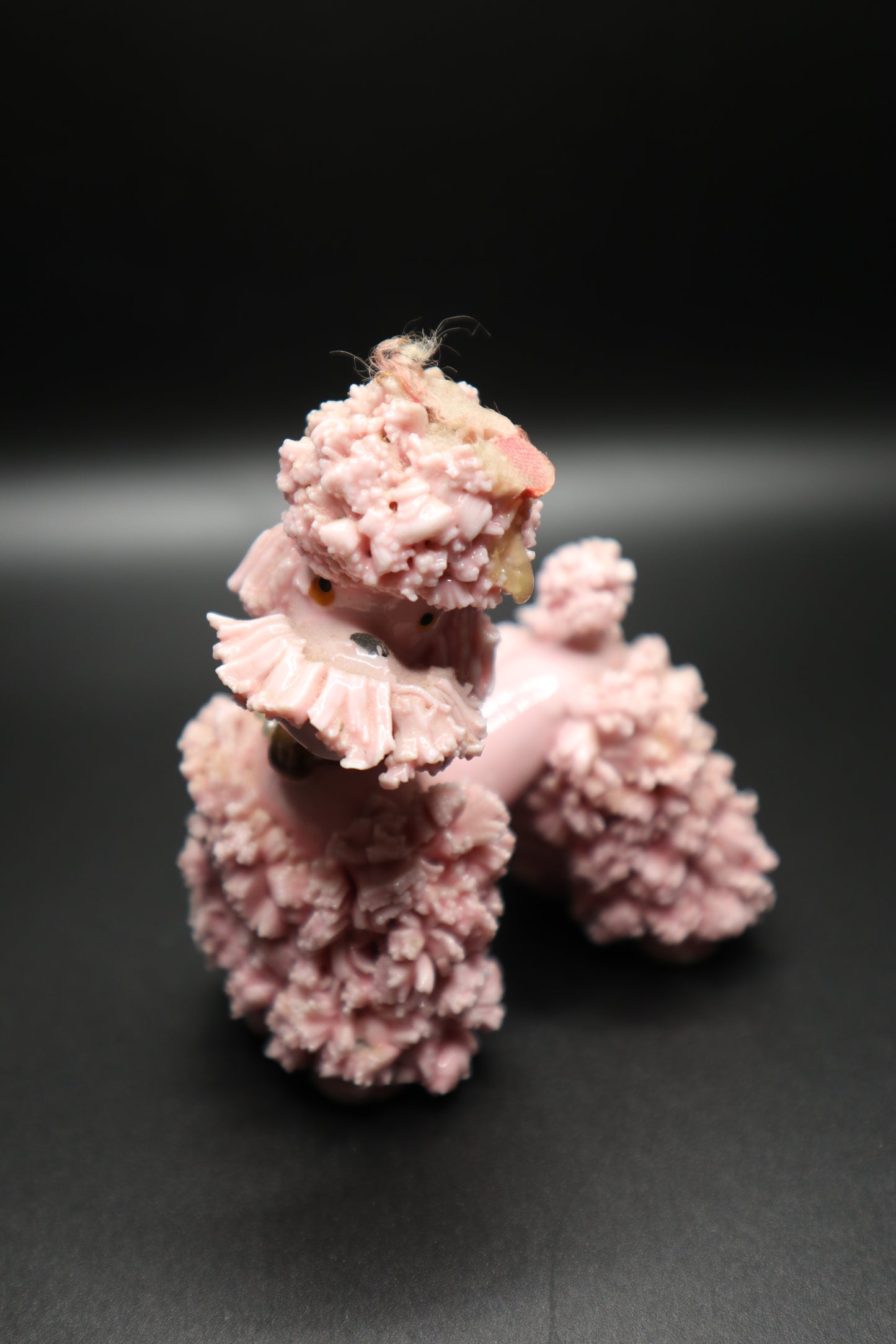 VINTAGE SPAGHETTI PINK POODLE