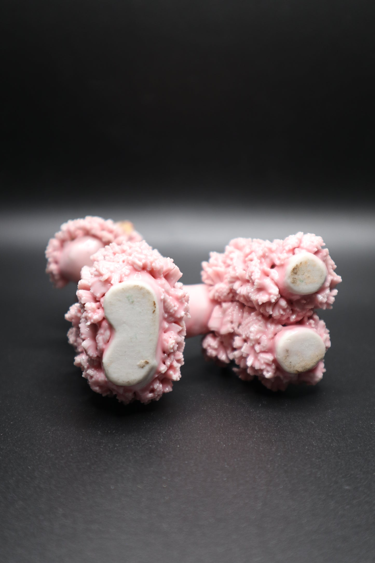 VINTAGE SPAGHETTI PINK POODLE