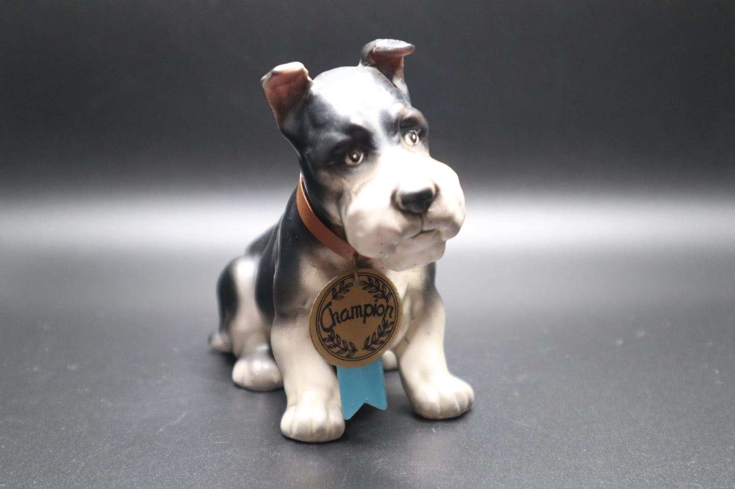 VINTAGE LEFTON SCHNAUZER FIGURINE TERRIER DOG