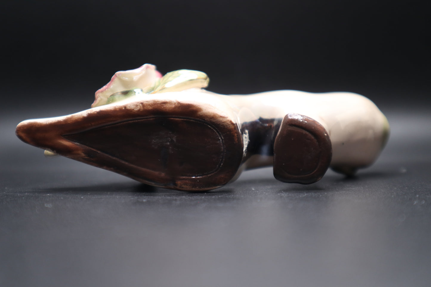 BLUE SKY PORCELAIN MINI SHOE W/ ROSES