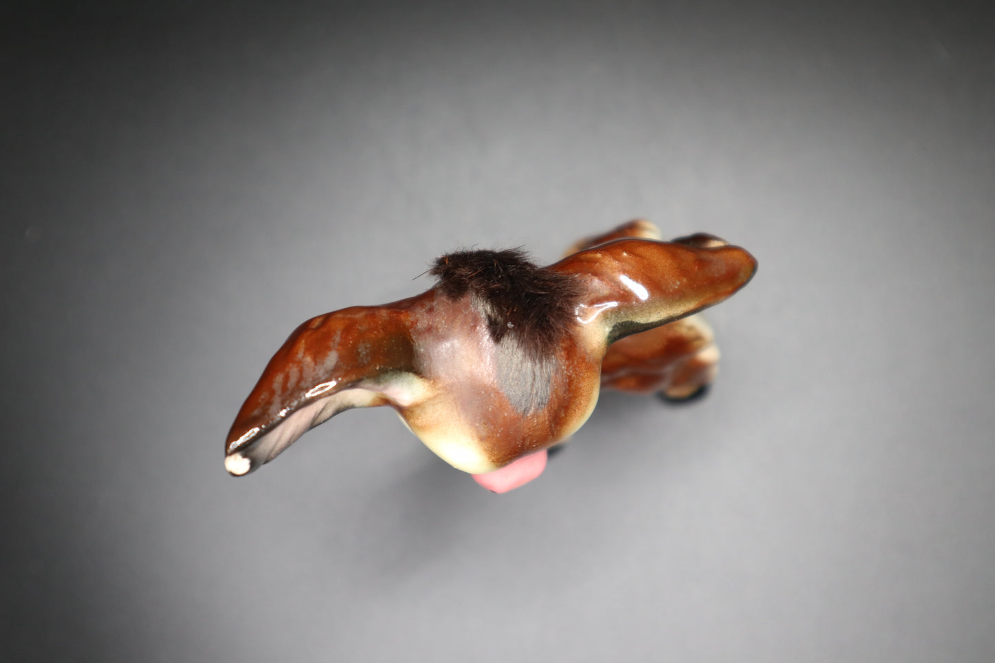 JAPAN DONKEY BROWN HAIR LONG EARS FIGURINE (AS IS)