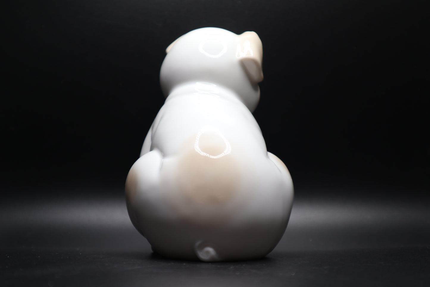 GEORGE GOOD PORCELAIN GIRL PIG FIGURINE