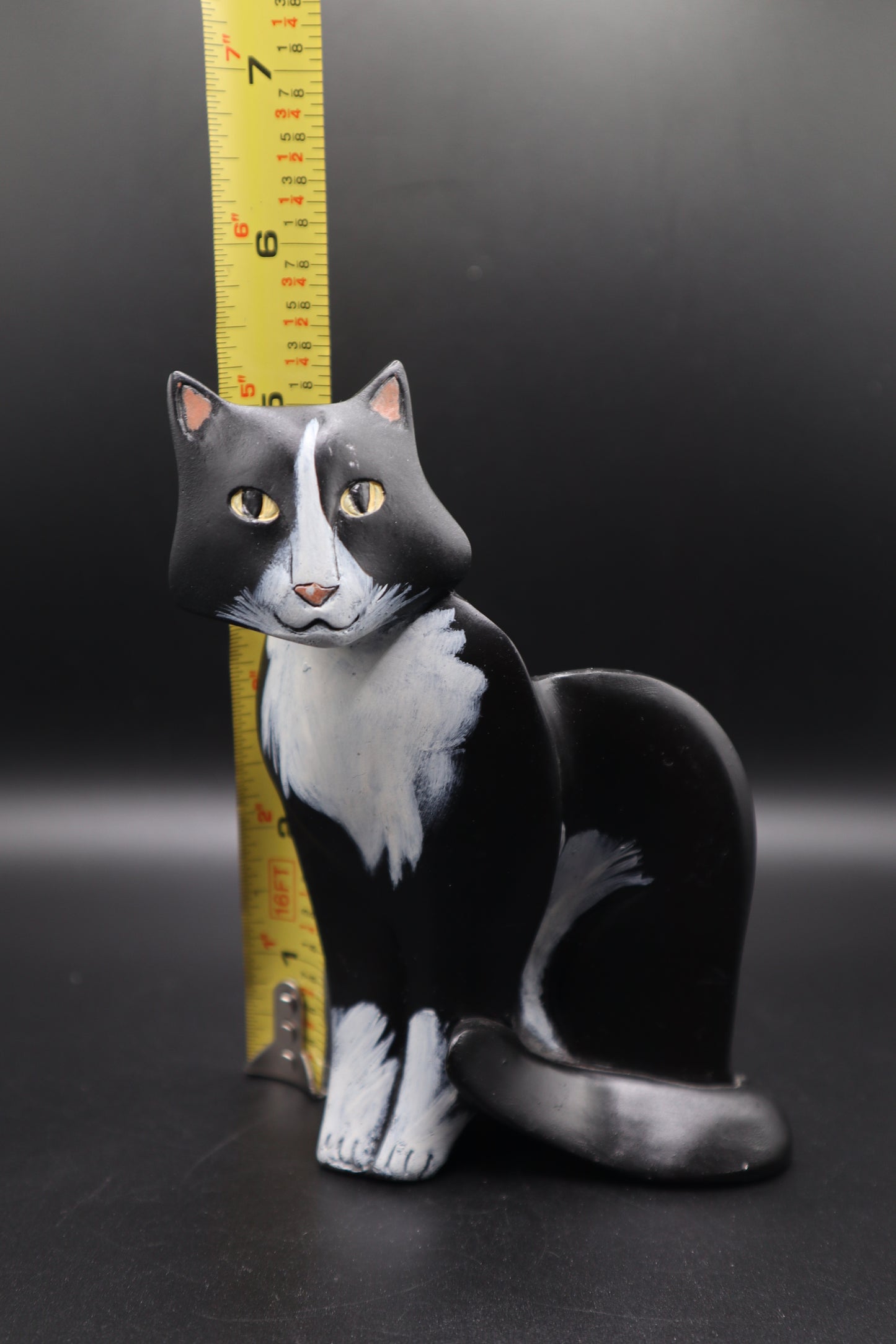 LYNDA PLEET TUXEDO CAT SITTING