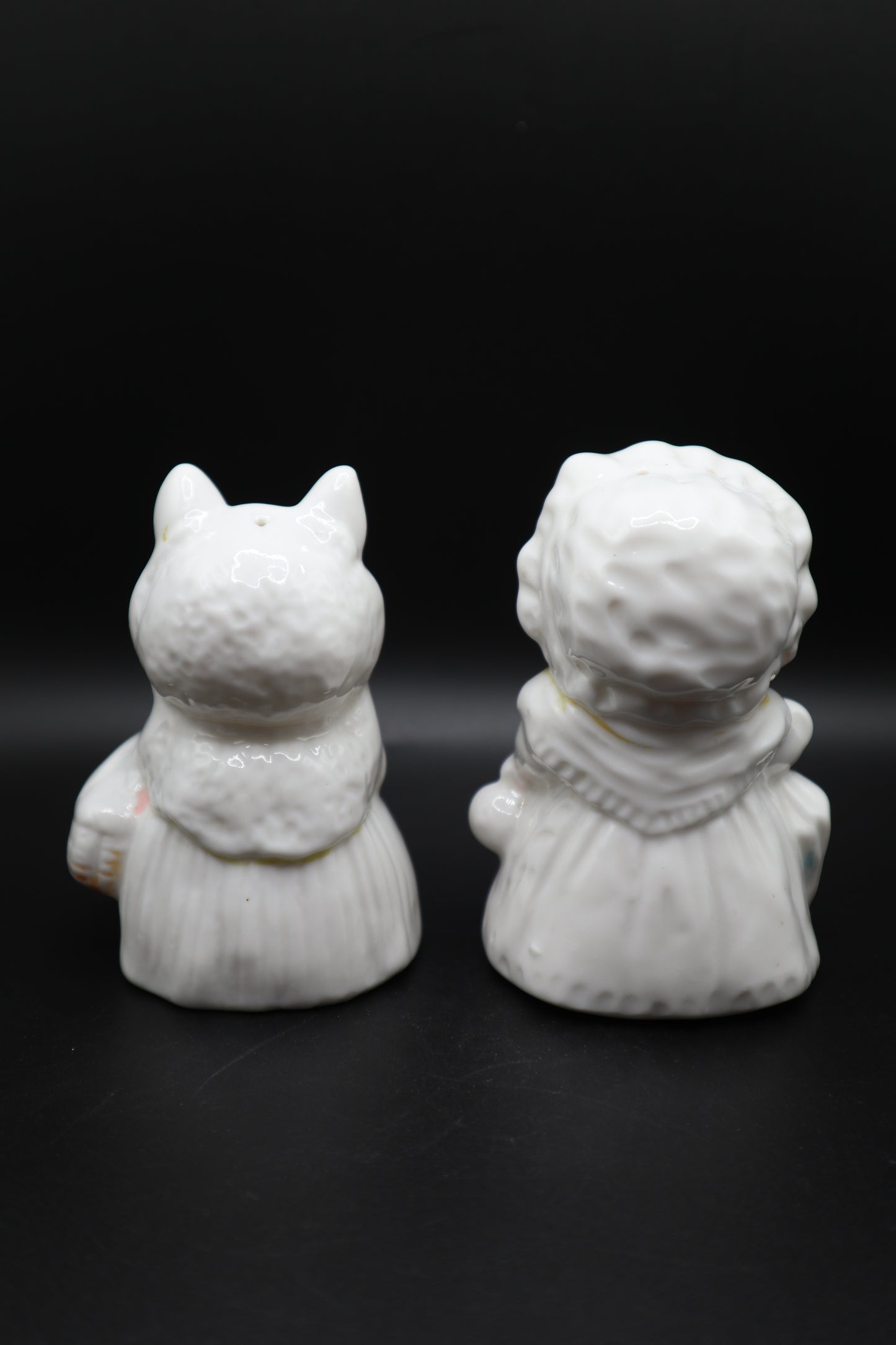 CAT AND PIG SALT AND PEPPER SHAKERS