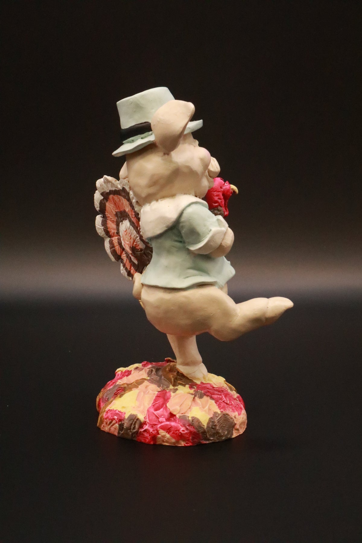 VINTAGE RESIN ENESCO KATHY WISE THANKSGIVING THREE LITTLE PIGS