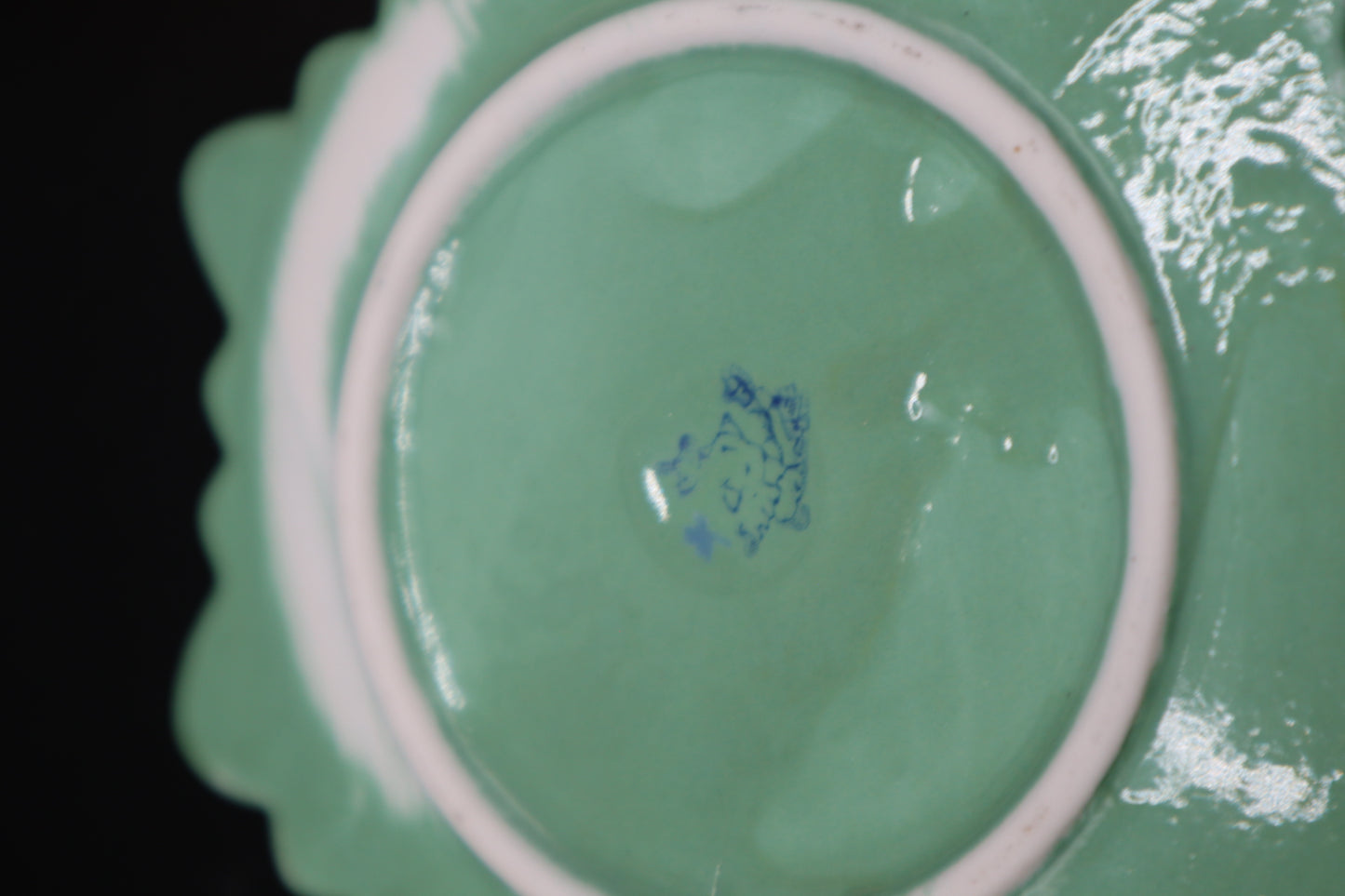 IRISH DRESDEN JACK O LANTERN HALLOWEEN VOTIVE HOLDER