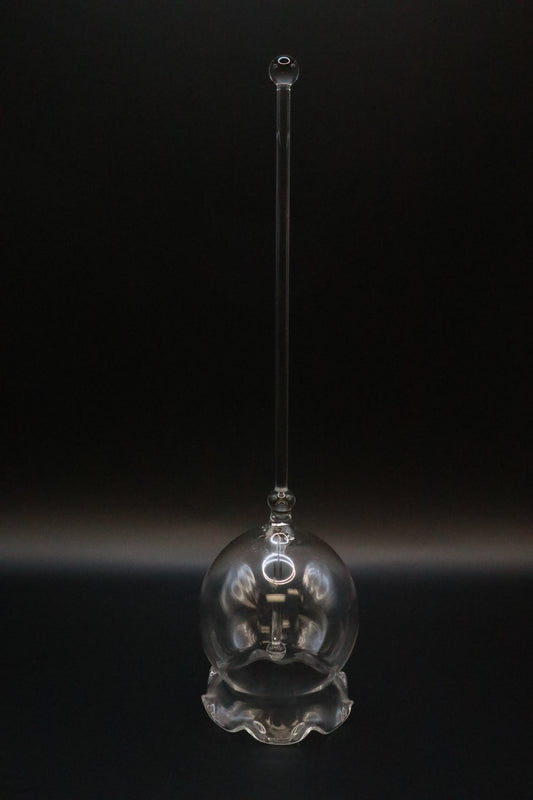 VINTAGE HANDBLOWN CLEAR DELICATE BELL