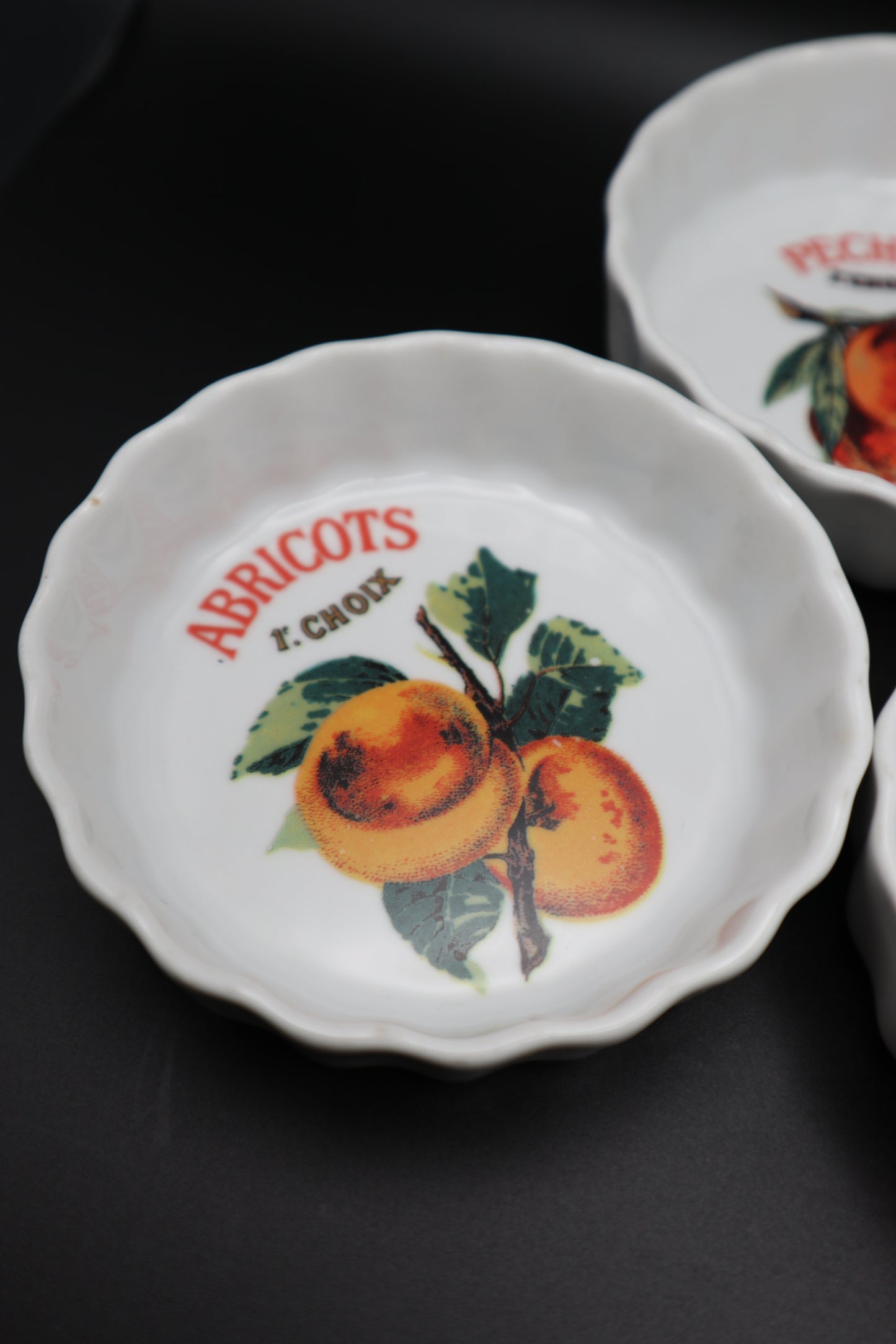 WILLIAMS SONOMA HARVEST MARKET RAMEKINS MADE IN ITALY SET OF 3