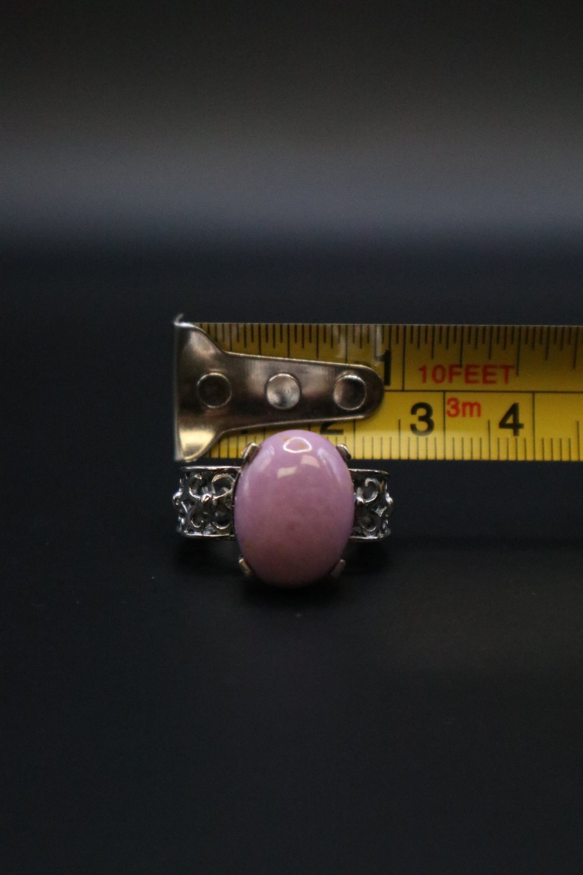 KARIS STS LAVENDER CABOCHON STONE RING SIZE 6
