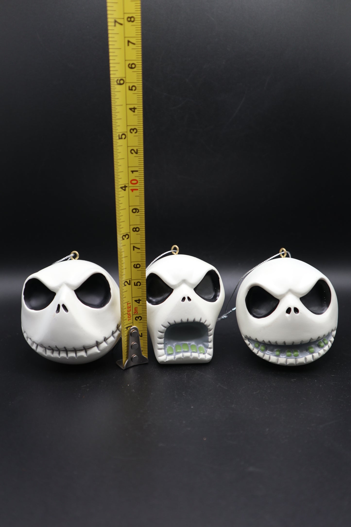 JACK HANGING CERAMIC HEADS NIGHTMARE BEFORE CHRISTMAS