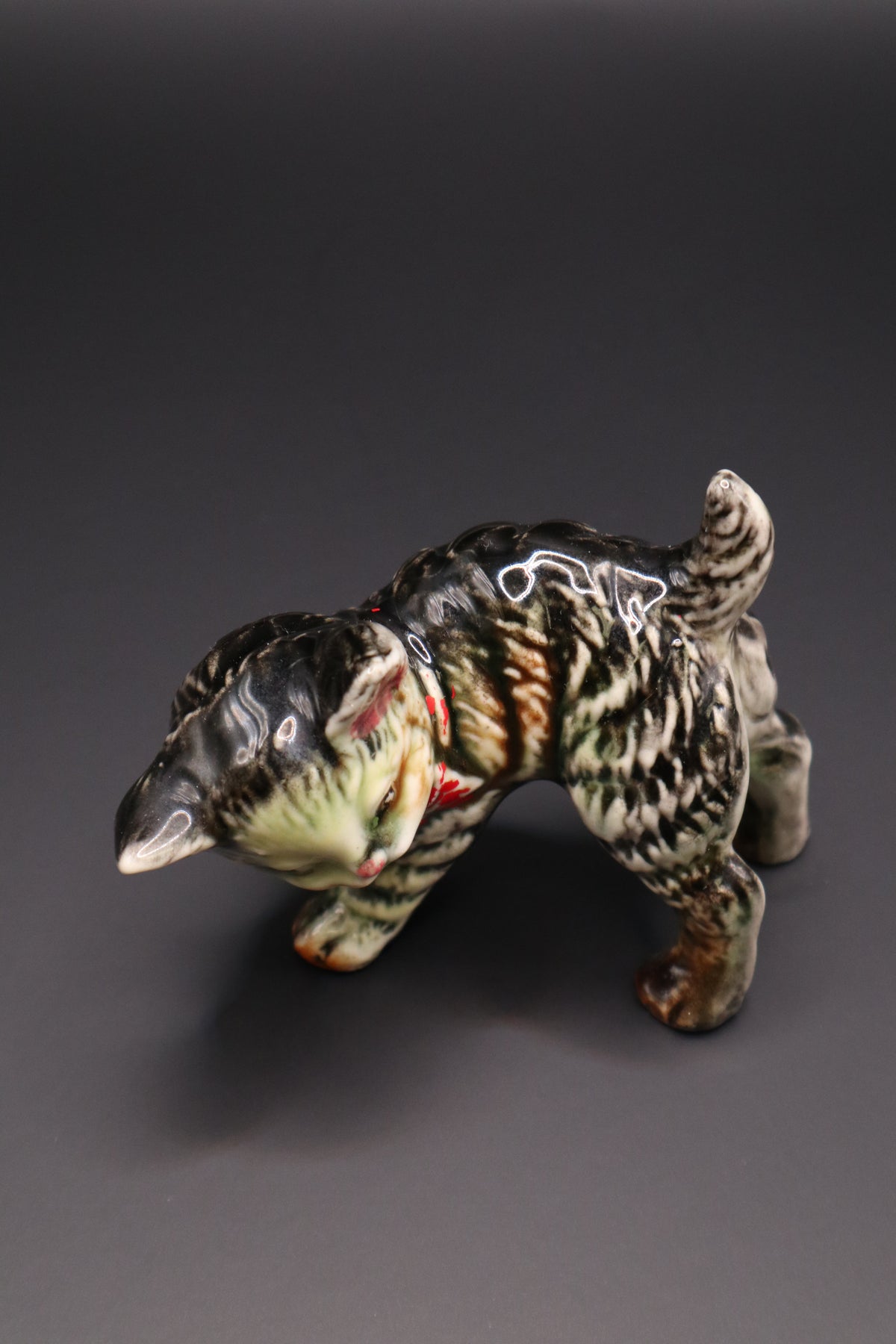 TABBY CAT FIGURINE MCM WALES MADE IN JAPAN