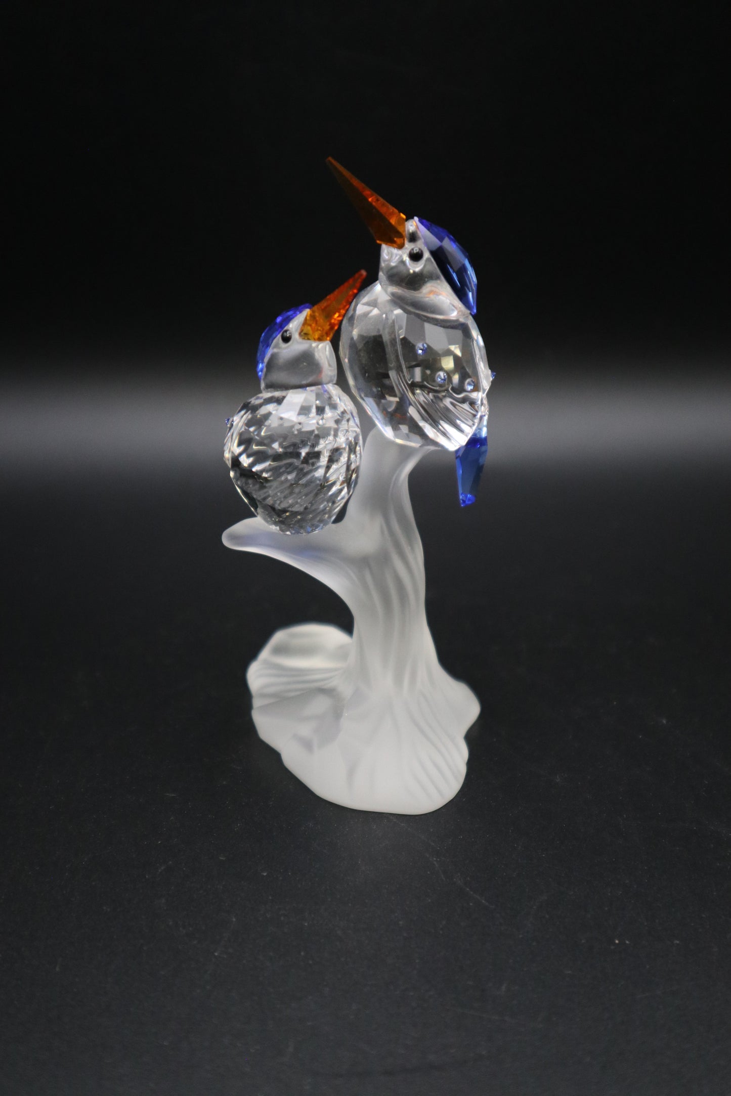 SWAROVSKI MALACHITE KING FISHERS BIRDS