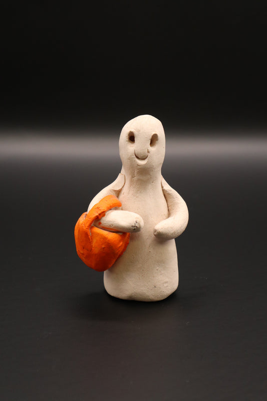 VINTAGE COLLECTABLE CERAMIC GHOST BY BARBARA LEADABRAND ORIGINAL