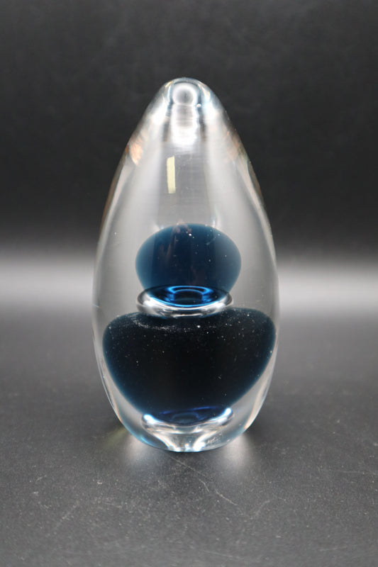 VINTAGE WEDGWOOD ENGLAND HANDBLOWN GLASS PAPERWEIGHT