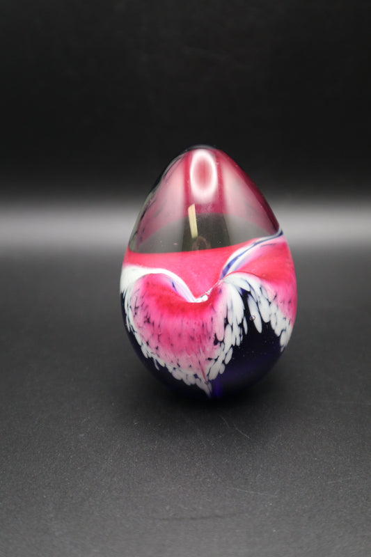 MSH ART GLASS HAND BLOWN PAPERWEIGHT